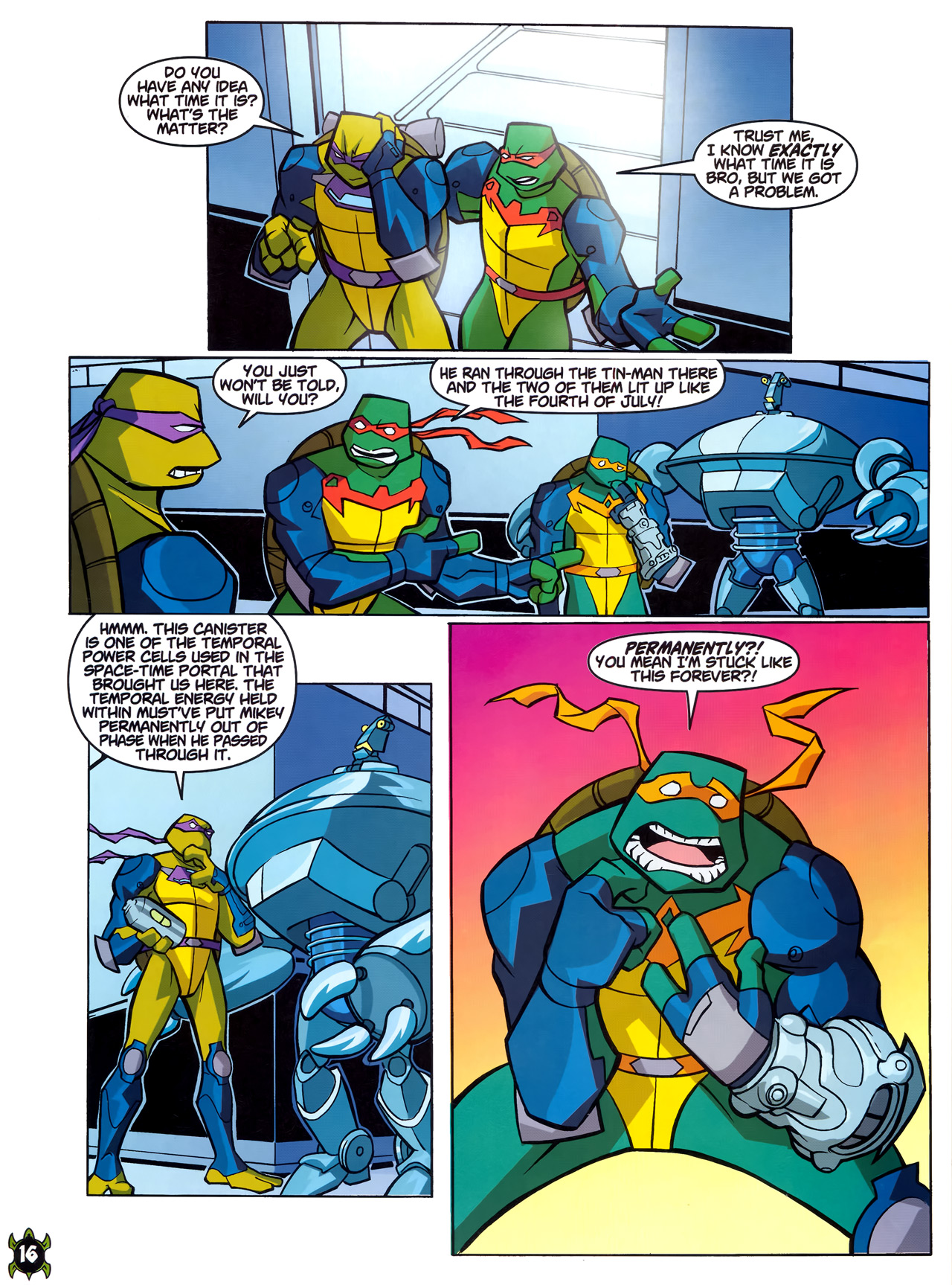 Read online Teenage Mutant Ninja Turtles Comic comic -  Issue #4 - 15