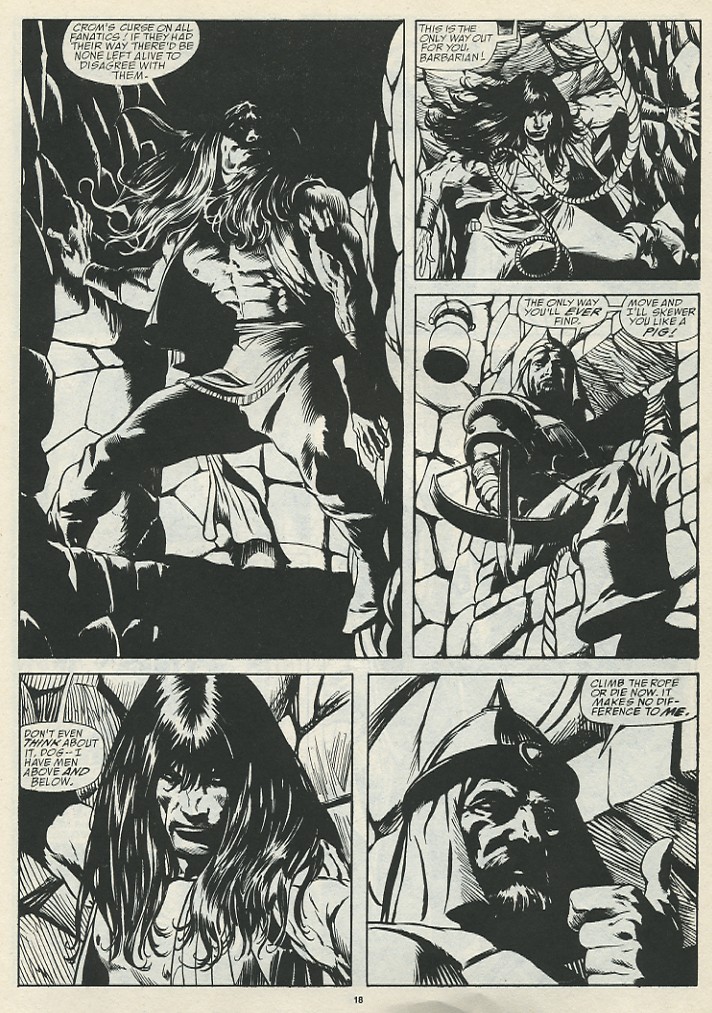 Read online The Savage Sword Of Conan comic -  Issue #185 - 20