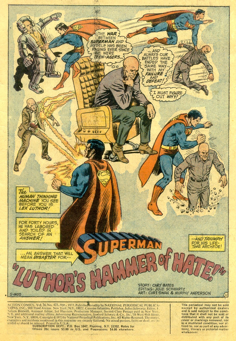 Read online Action Comics (1938) comic -  Issue #423 - 2