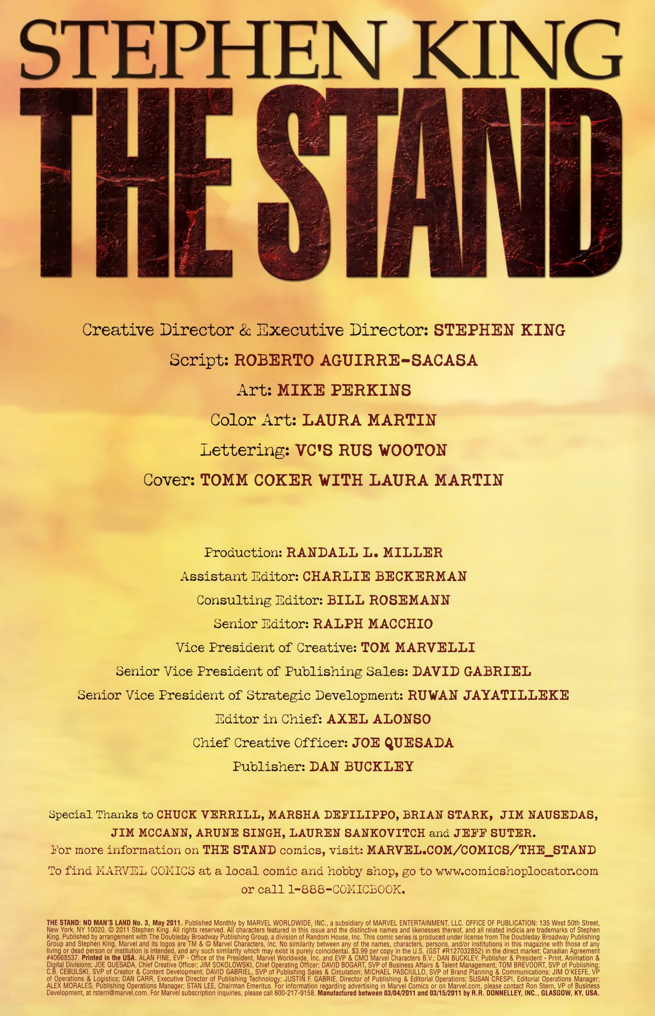 Read online The Stand: No Man's Land comic -  Issue #3 - 2