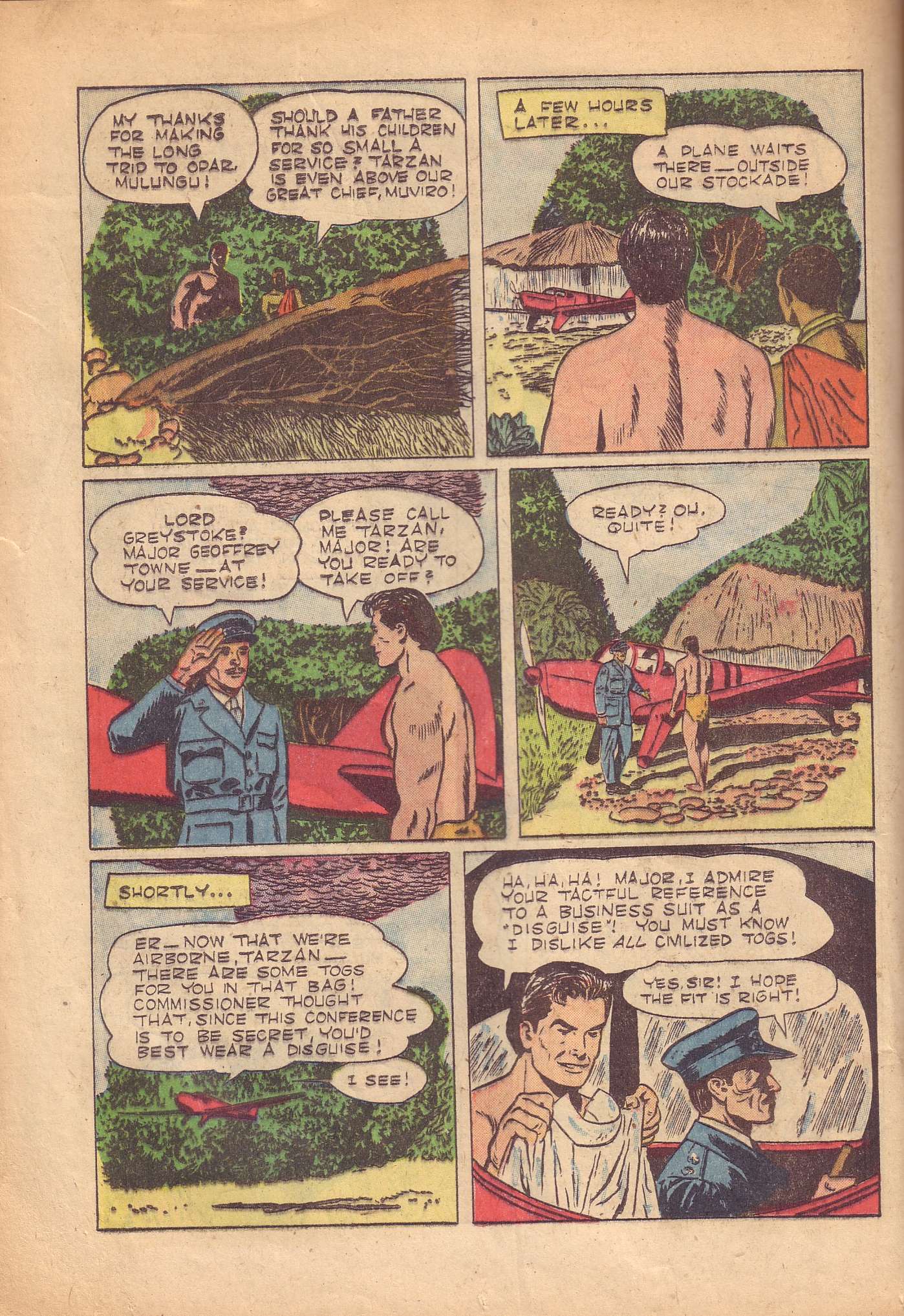 Read online Tarzan (1948) comic -  Issue #50 - 28