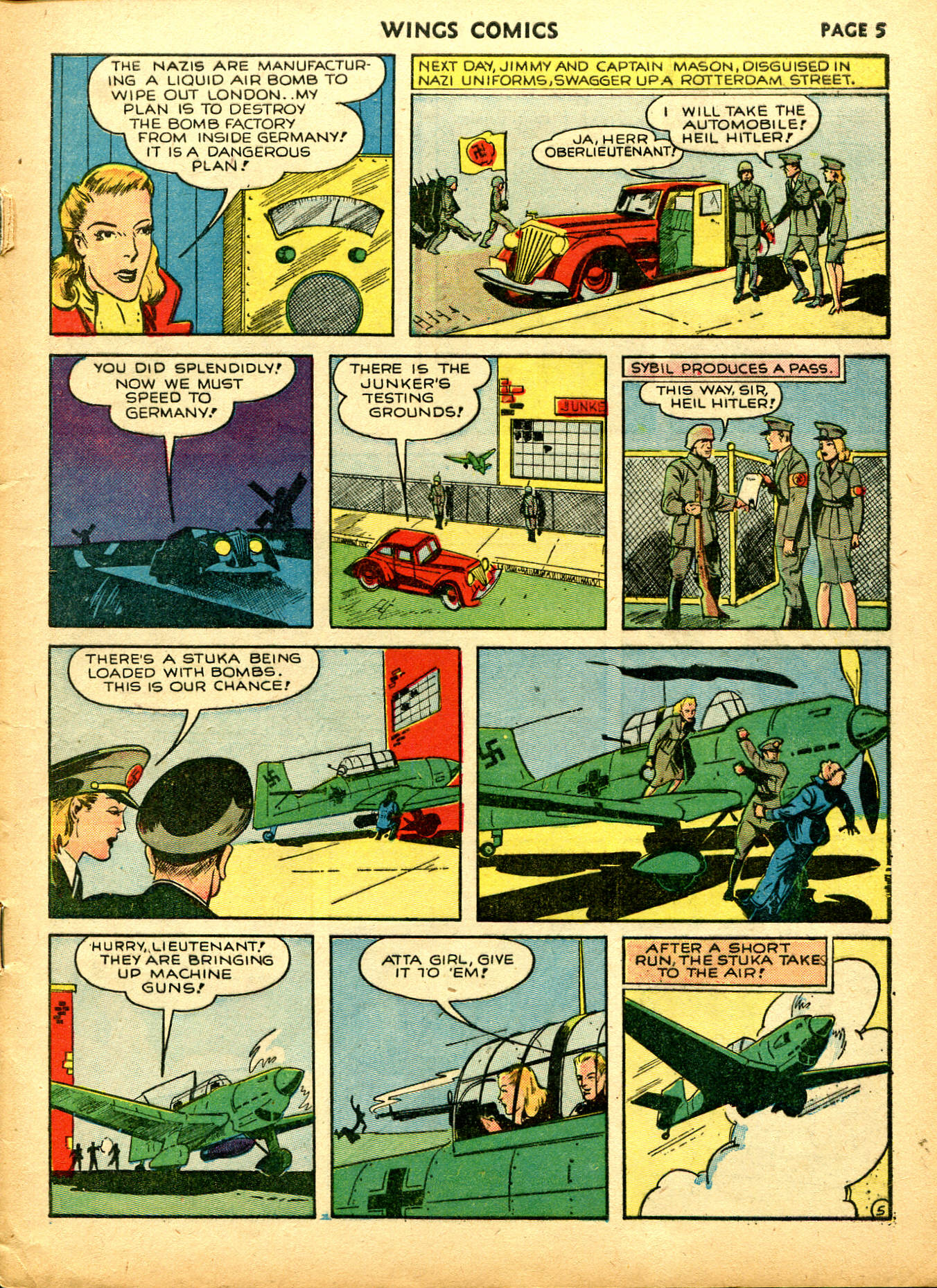 Read online Wings Comics comic -  Issue #6 - 7