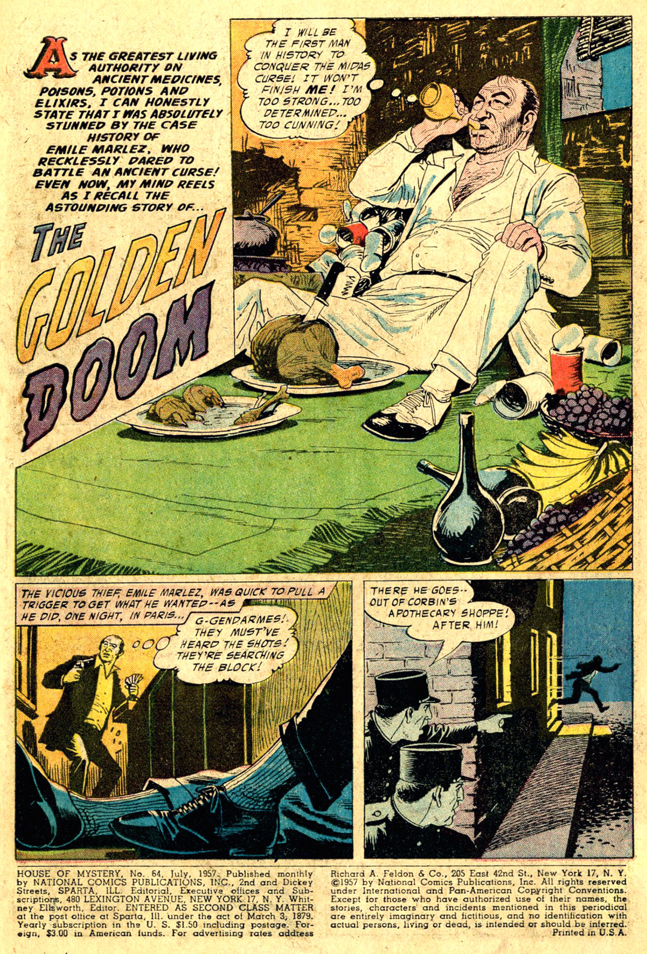 Read online House of Mystery (1951) comic -  Issue #64 - 3