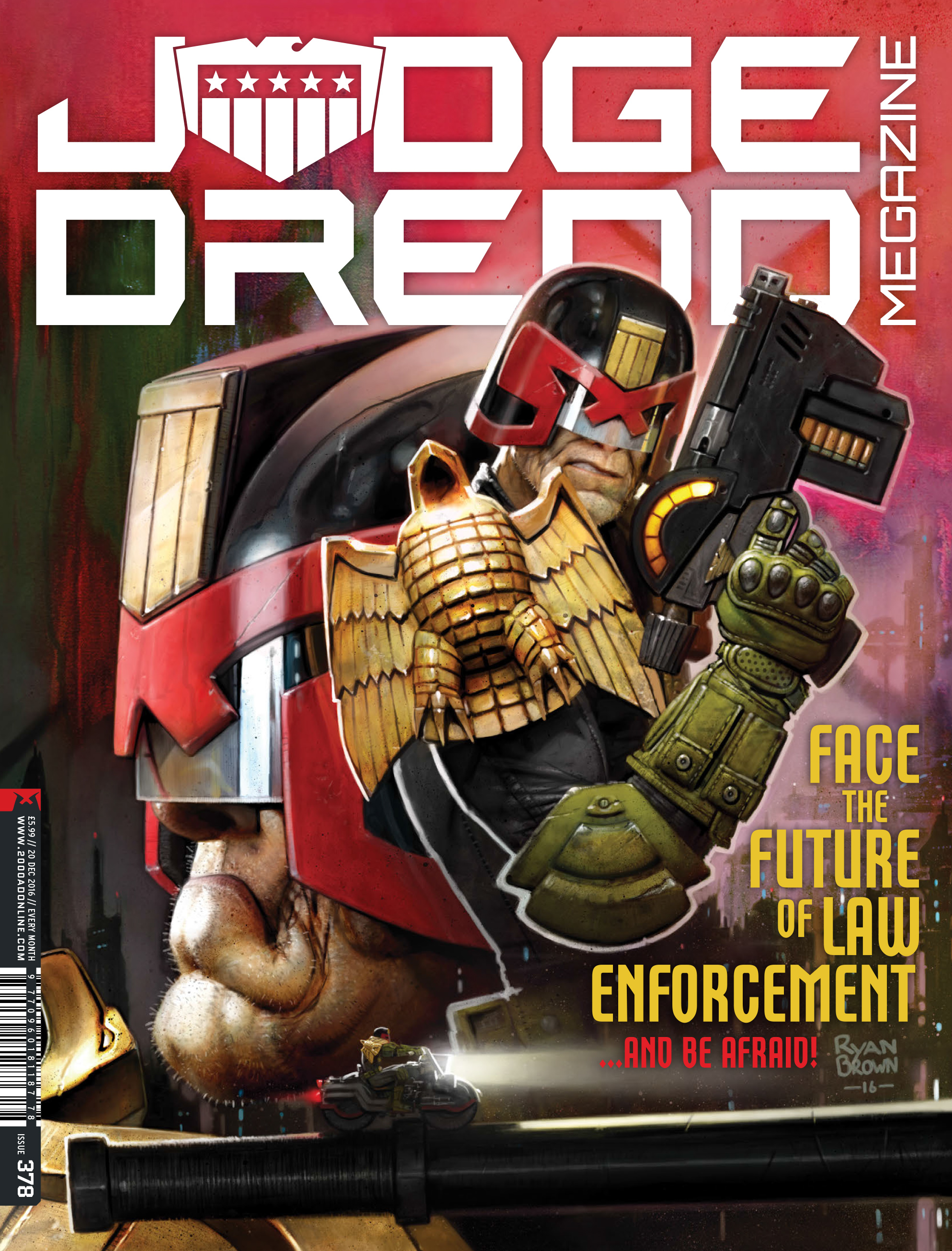 Read online Judge Dredd Megazine (Vol. 5) comic -  Issue #378 - 1