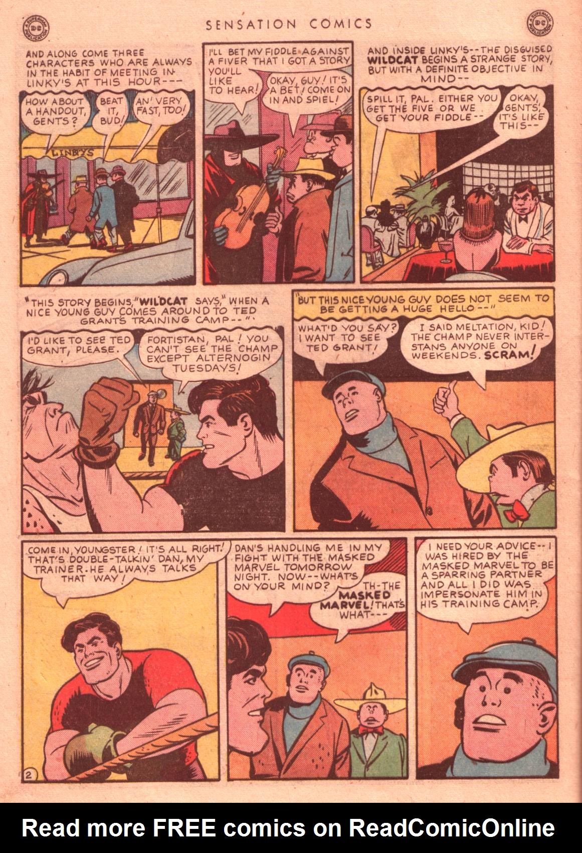 Read online Sensation (Mystery) Comics comic -  Issue #35 - 42