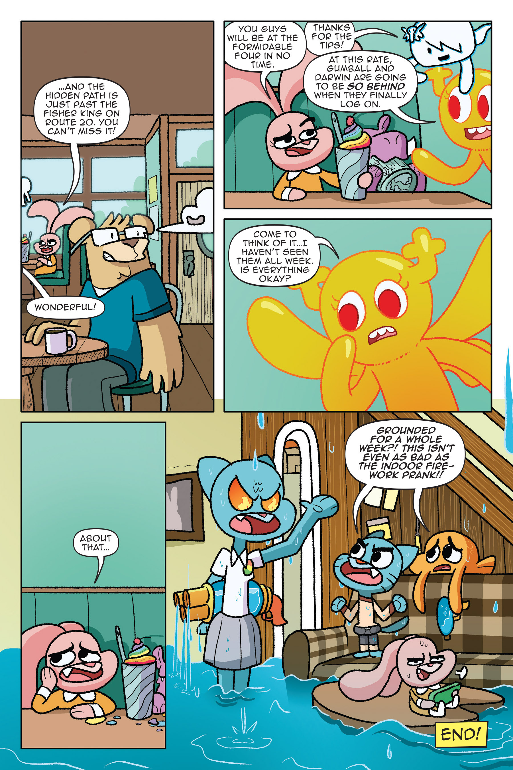 Read online The Amazing World of Gumball: Cheat Code comic -  Issue # Full - 143