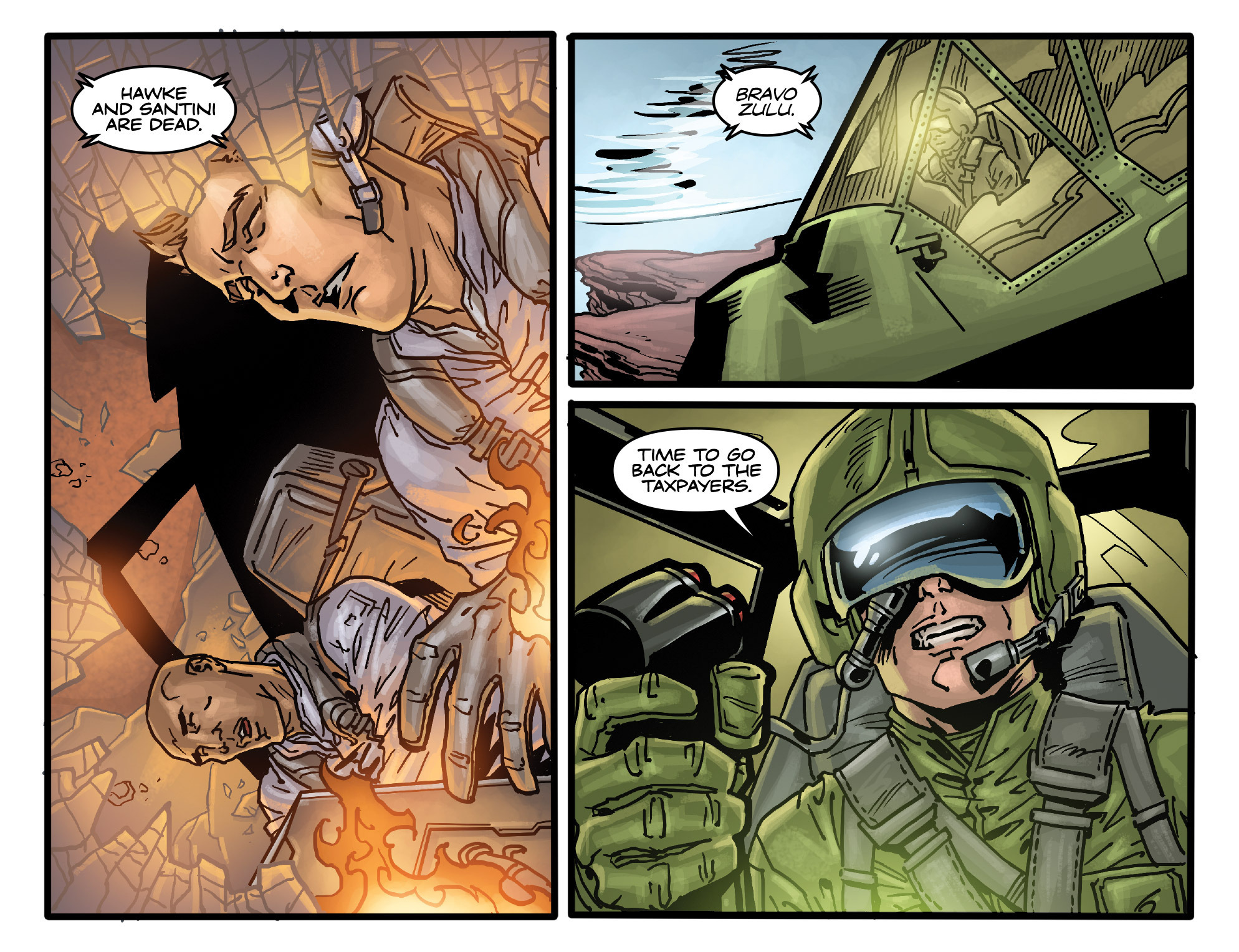 Read online Airwolf Airstrikes comic -  Issue #7 - 8