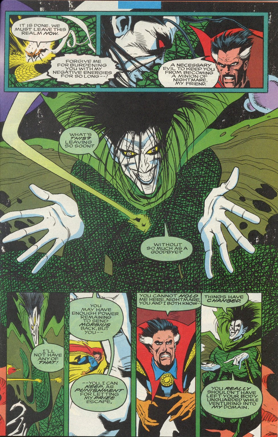 Read online Morbius: The Living Vampire (1992) comic -  Issue #9 - 23