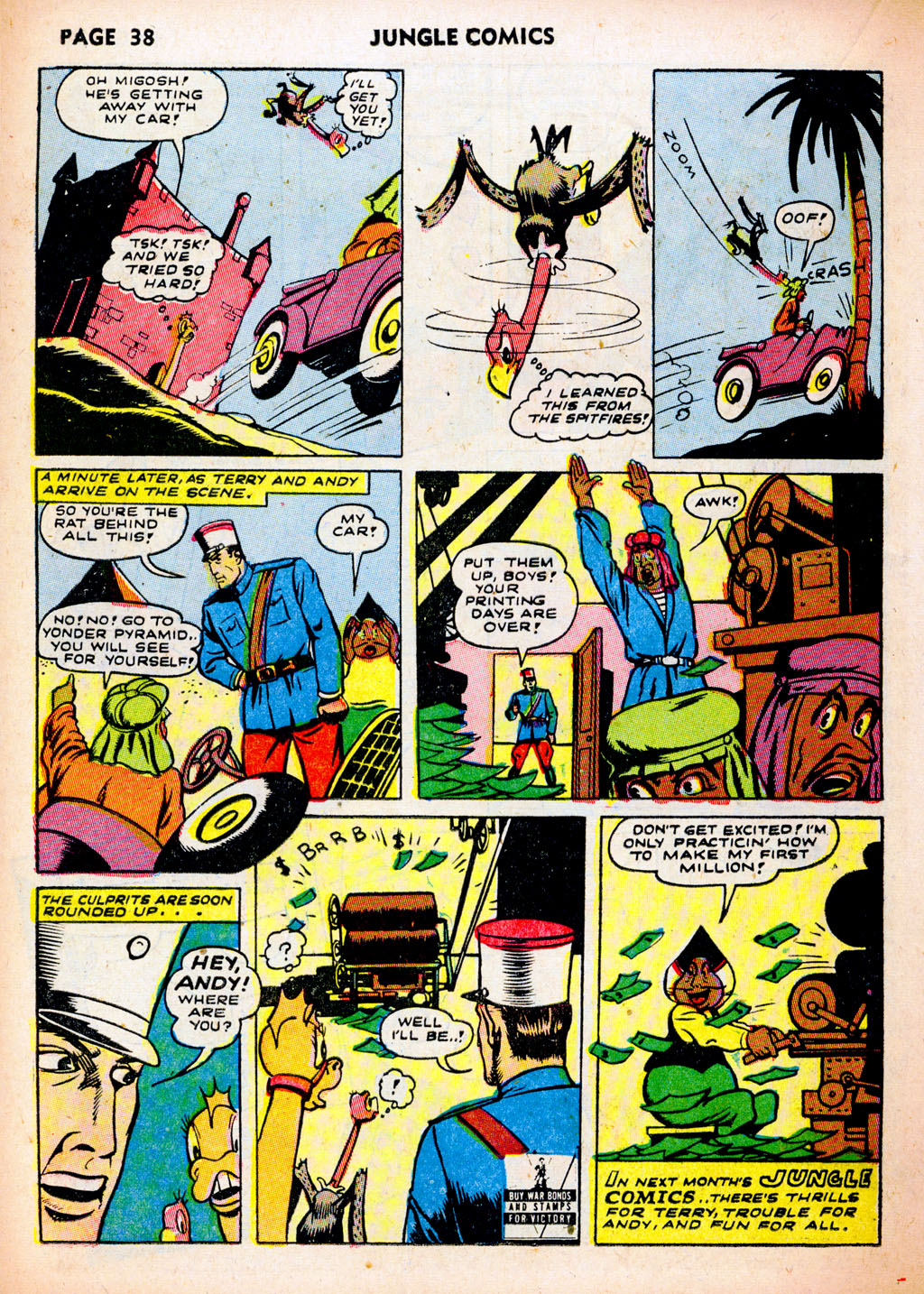 Read online Jungle Comics comic -  Issue #37 - 40