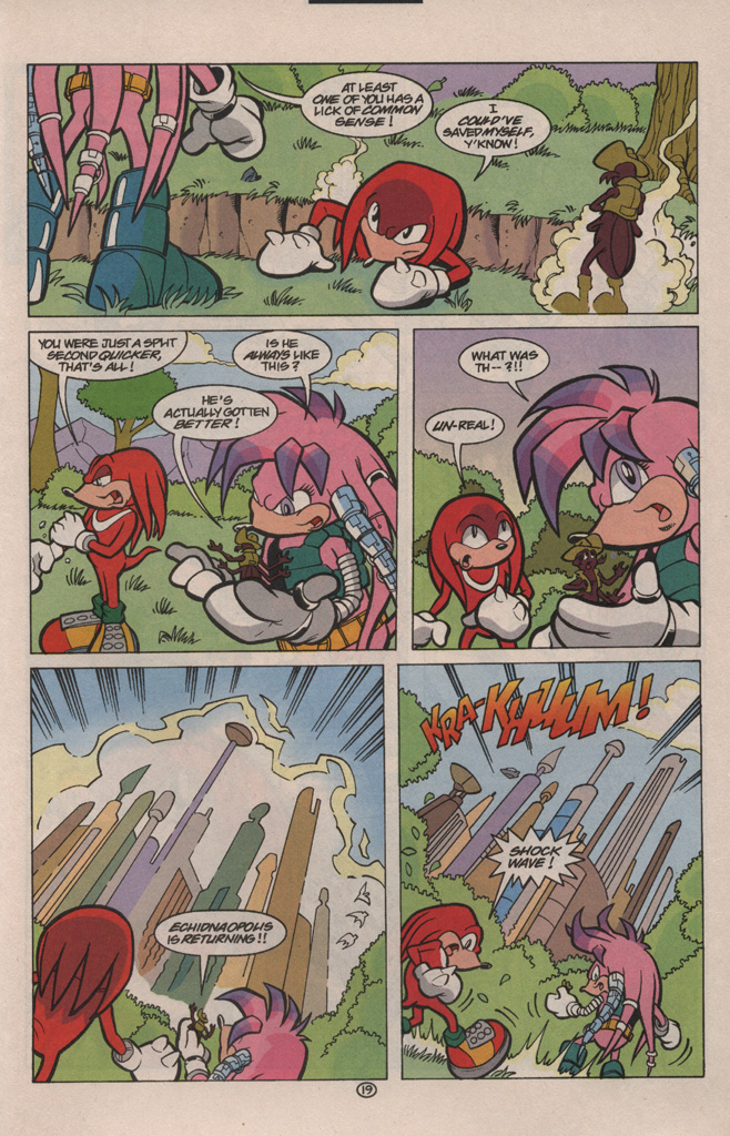 Read online Knuckles the Echidna comic -  Issue #4 - 27