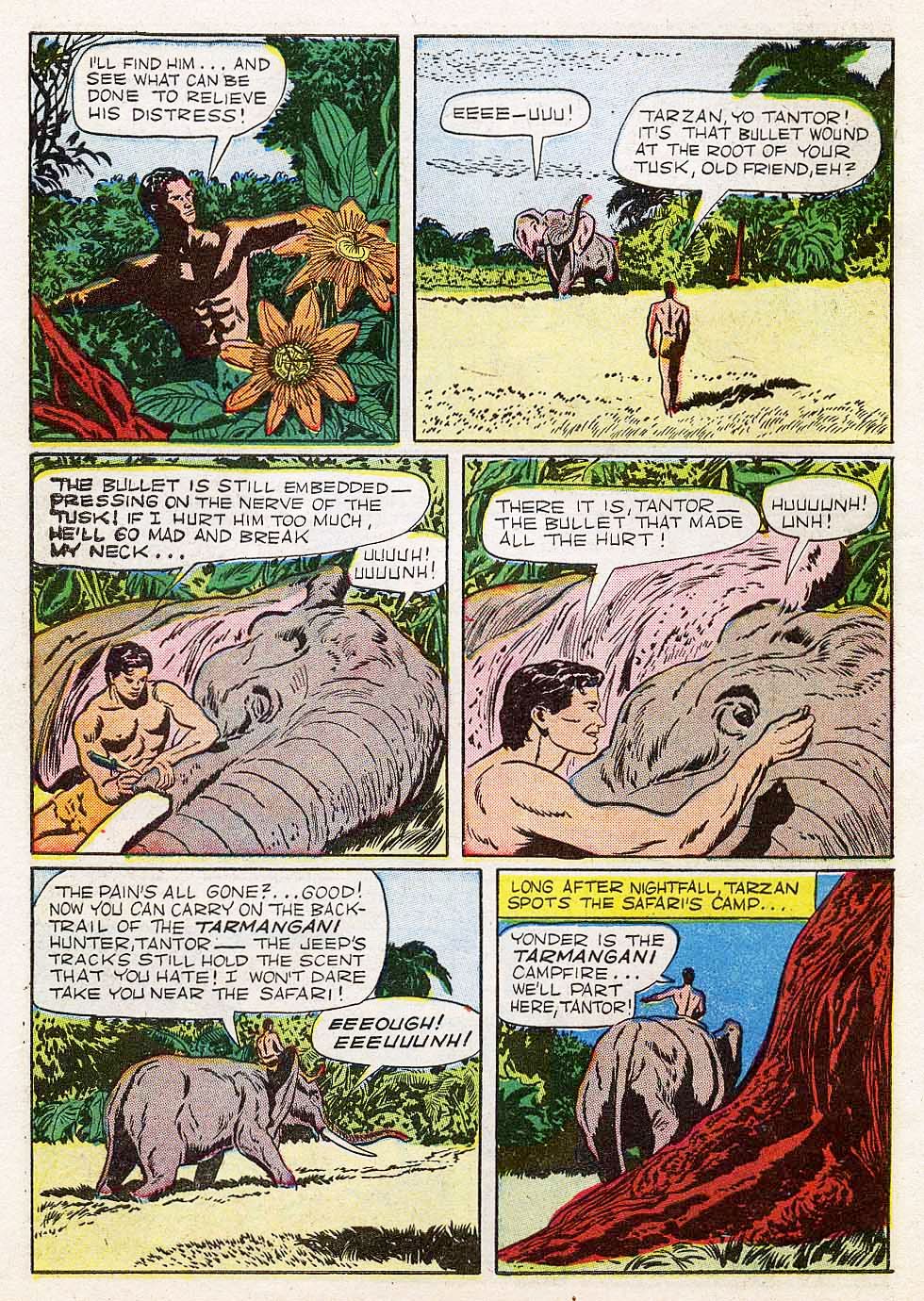 Read online Tarzan (1948) comic -  Issue #21 - 14