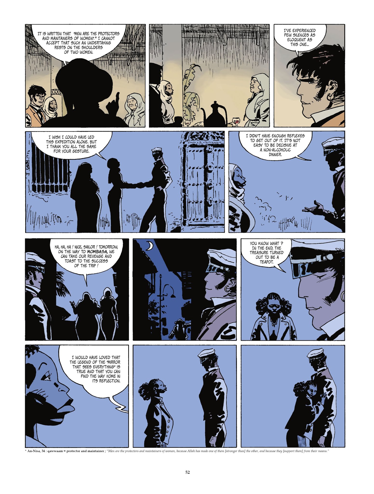 Read online Corto Maltese [GER] comic -  Issue #16 - 52