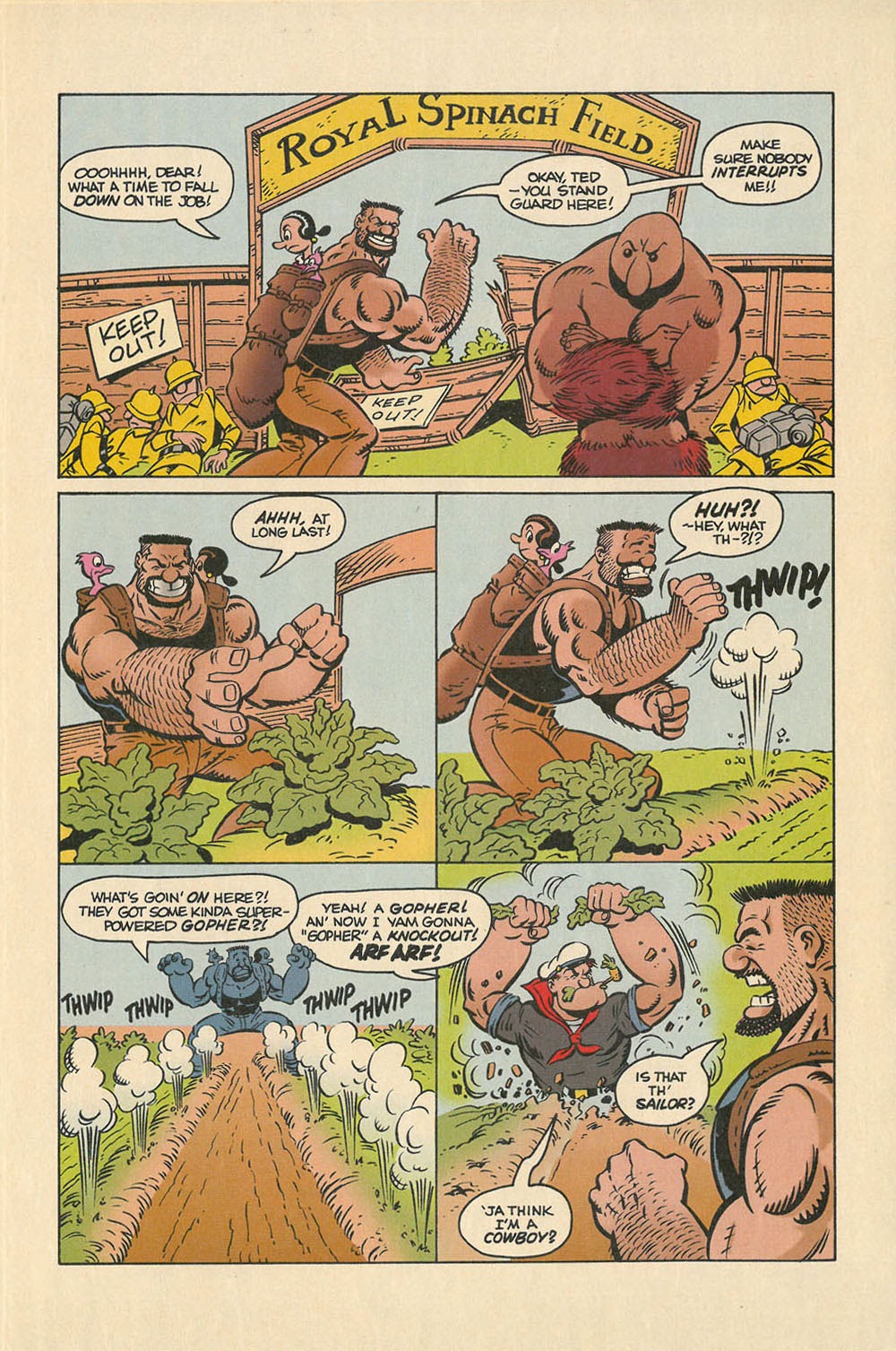 Read online The Wedding of Popeye & Olive comic -  Issue # Full - 24