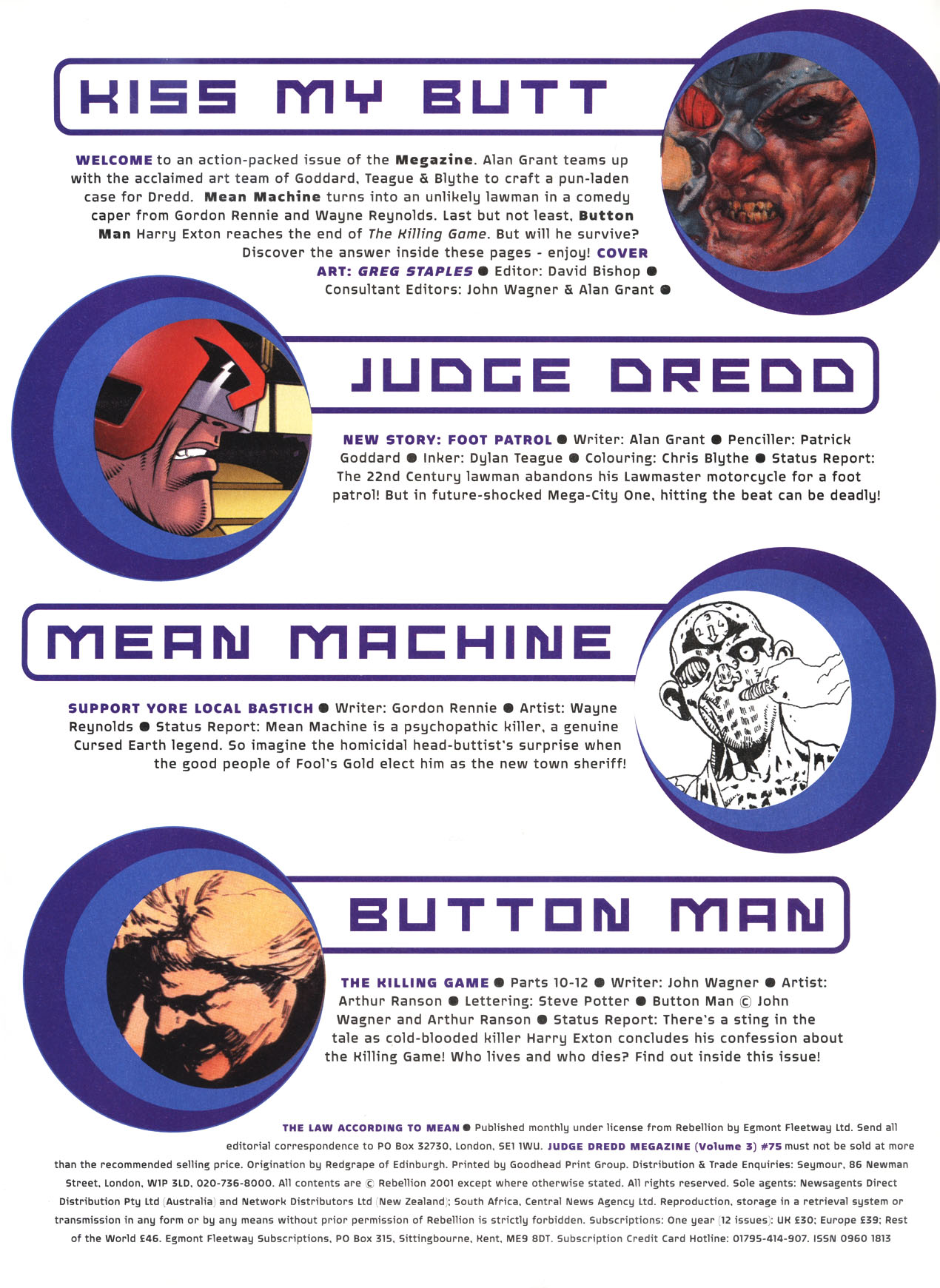 Read online Judge Dredd Megazine (vol. 3) comic -  Issue #75 - 2