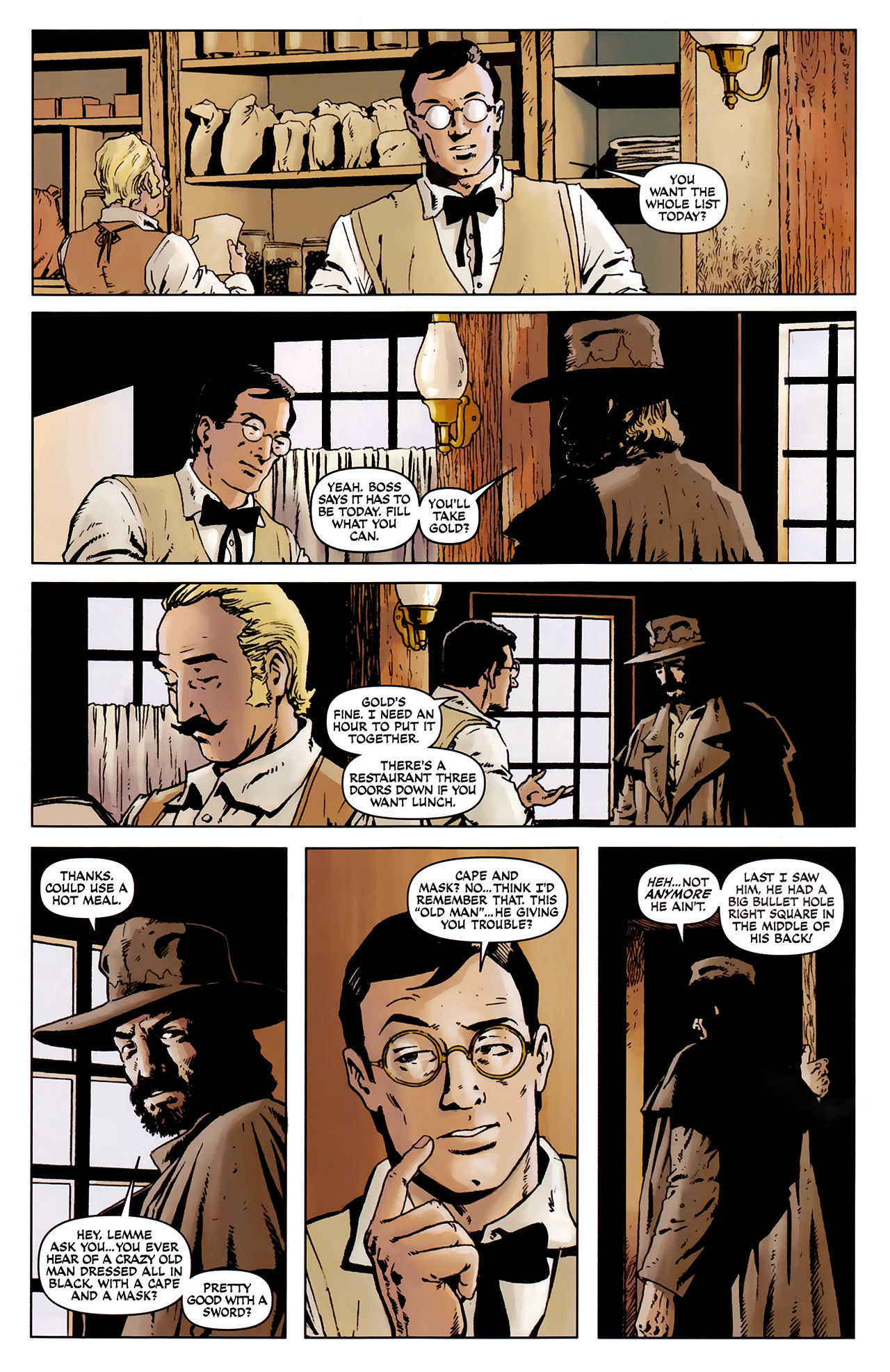 Read online The Lone Ranger & Zorro: The Death of Zorro comic -  Issue #1 - 24