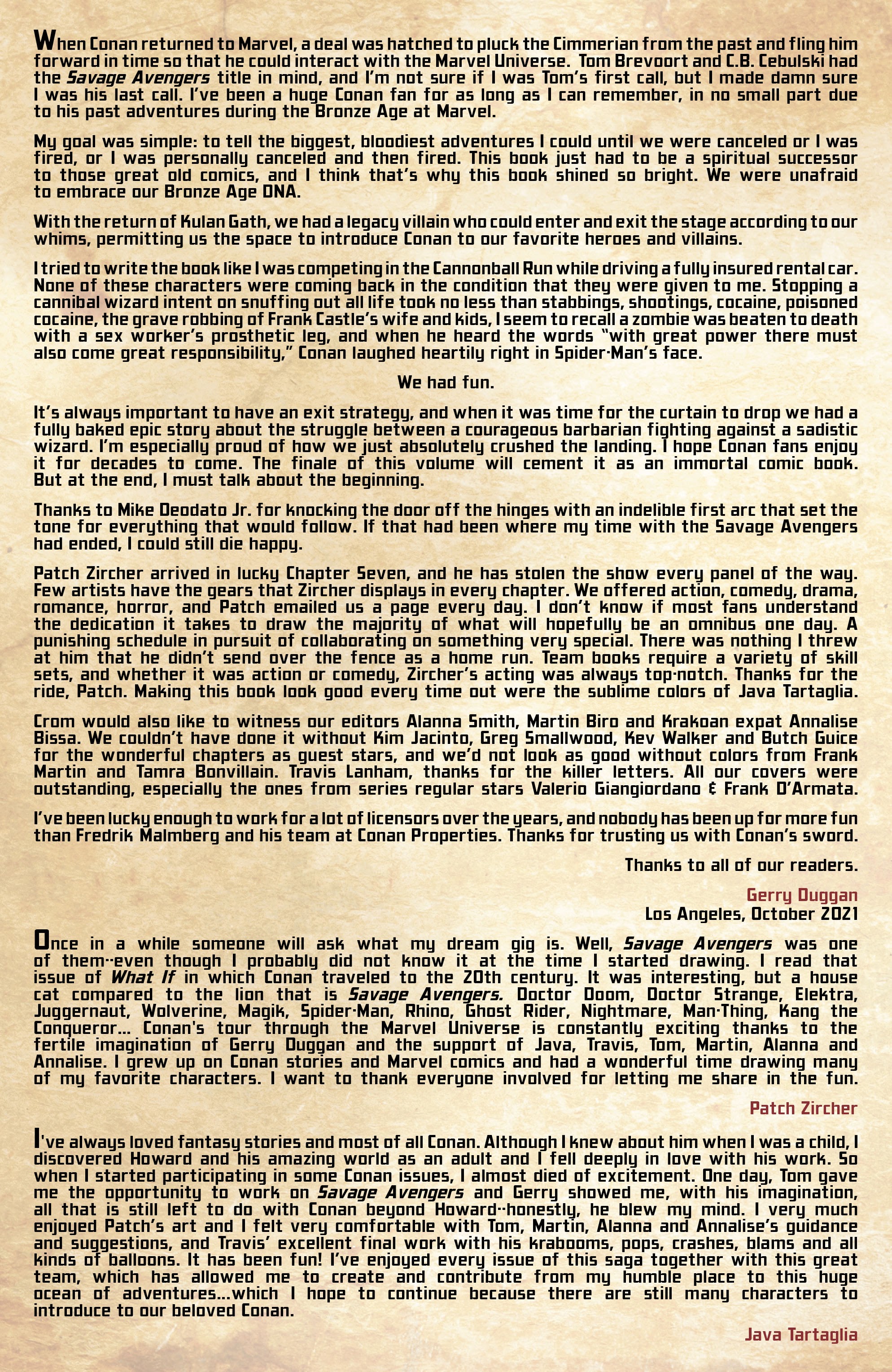 Read online Savage Avengers comic -  Issue #28 - 22