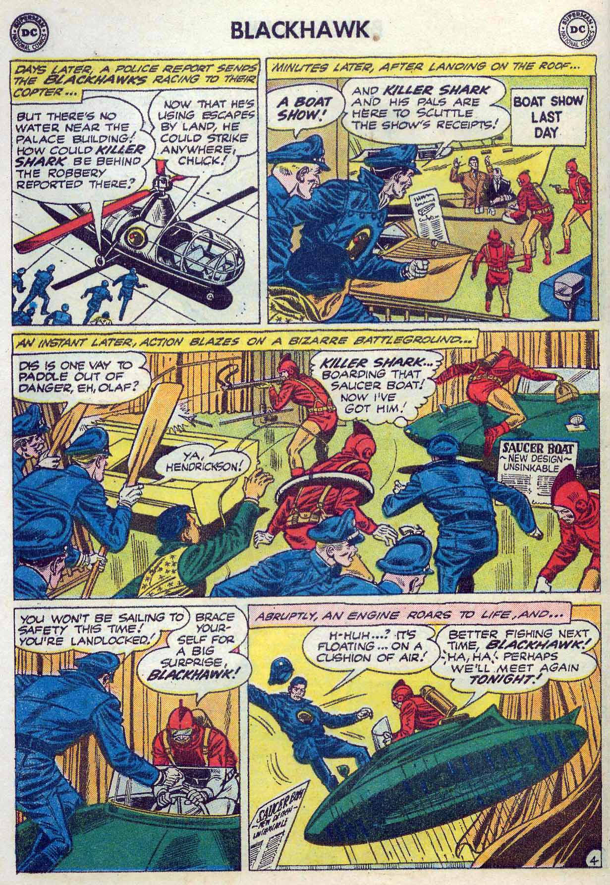 Read online Blackhawk (1957) comic -  Issue #155 - 6