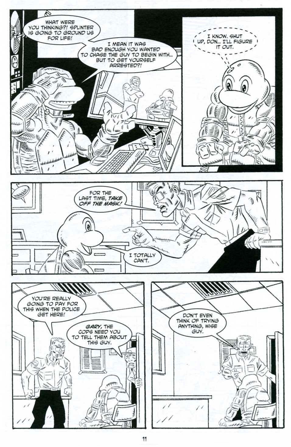 Read online TMNT Movie Prequel comic -  Issue #2 - 13