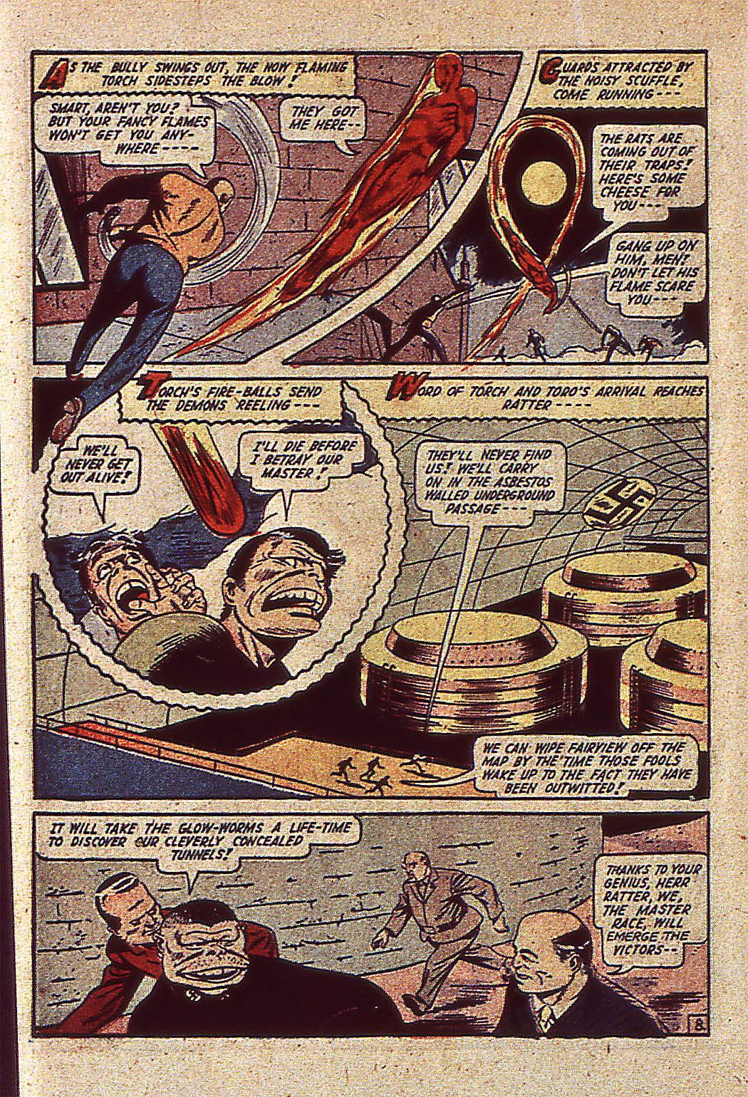 Read online The Human Torch (1940) comic -  Issue #14 - 10