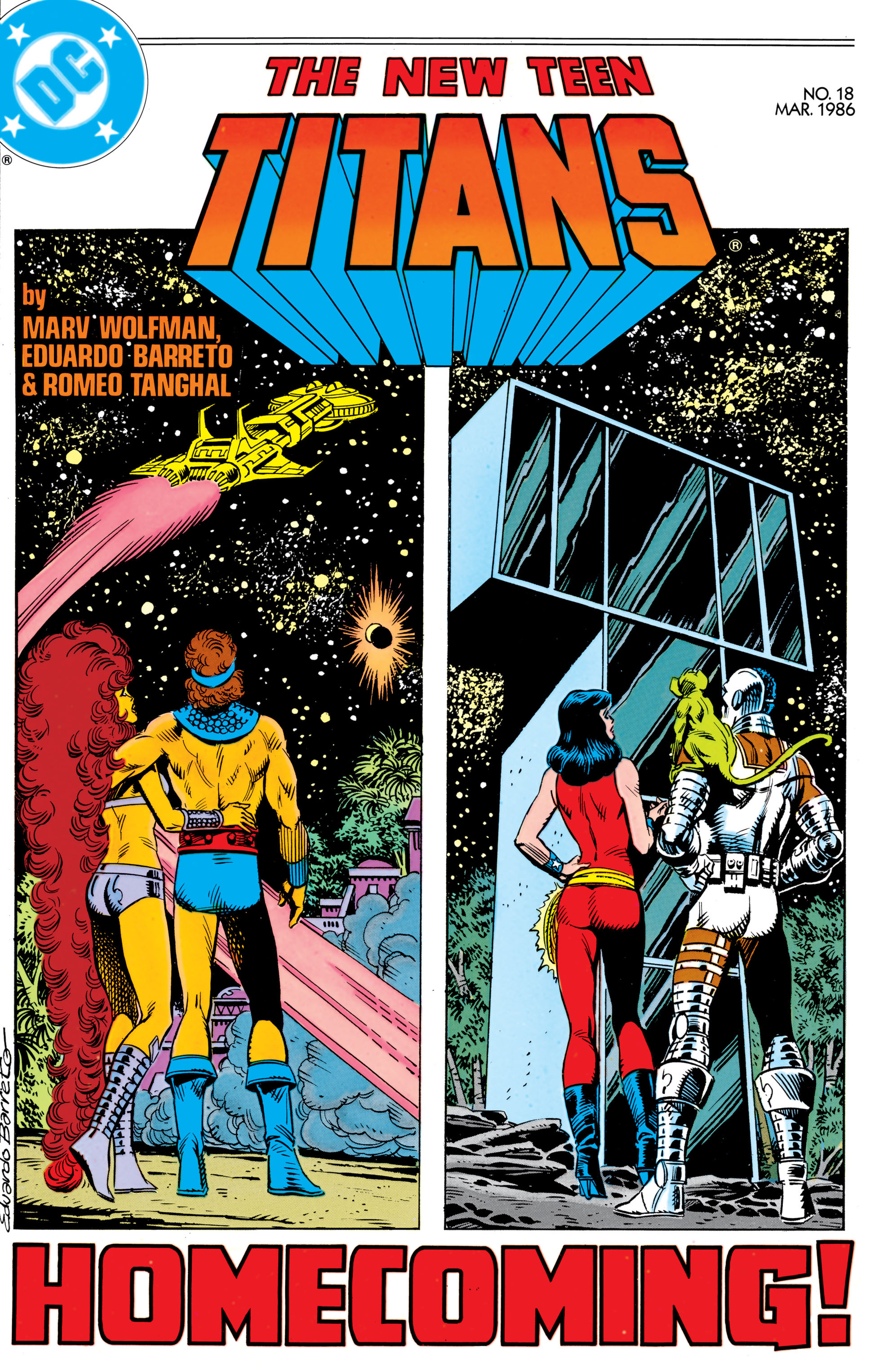 Read online The New Teen Titans (1984) comic -  Issue #18 - 1