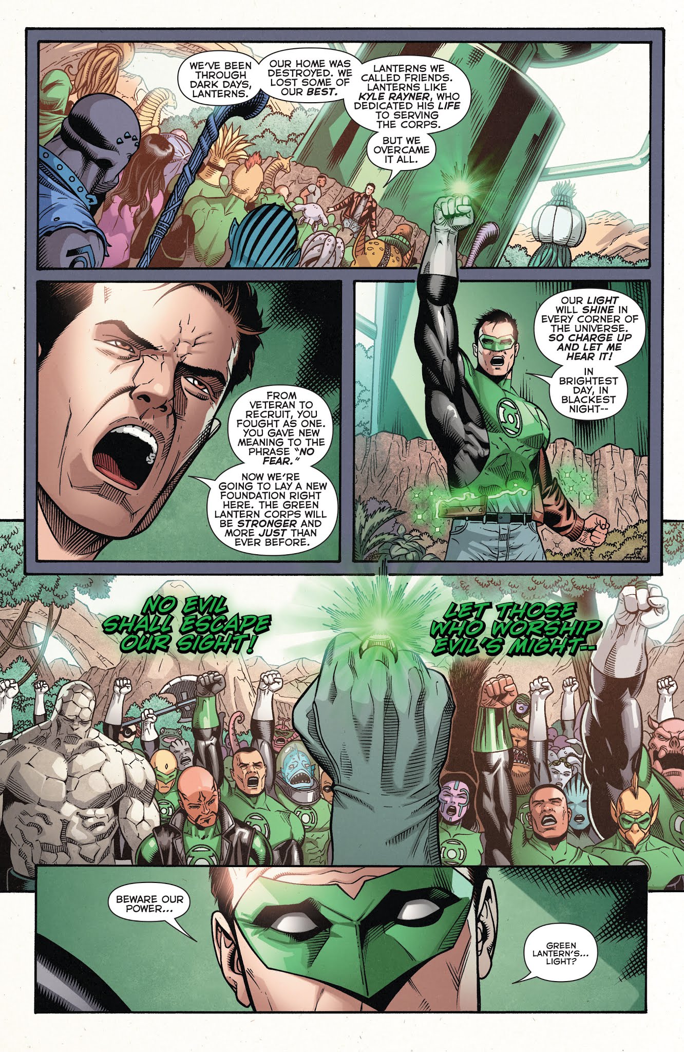 Read online Green Lantern: Lights Out comic -  Issue # TPB - 168