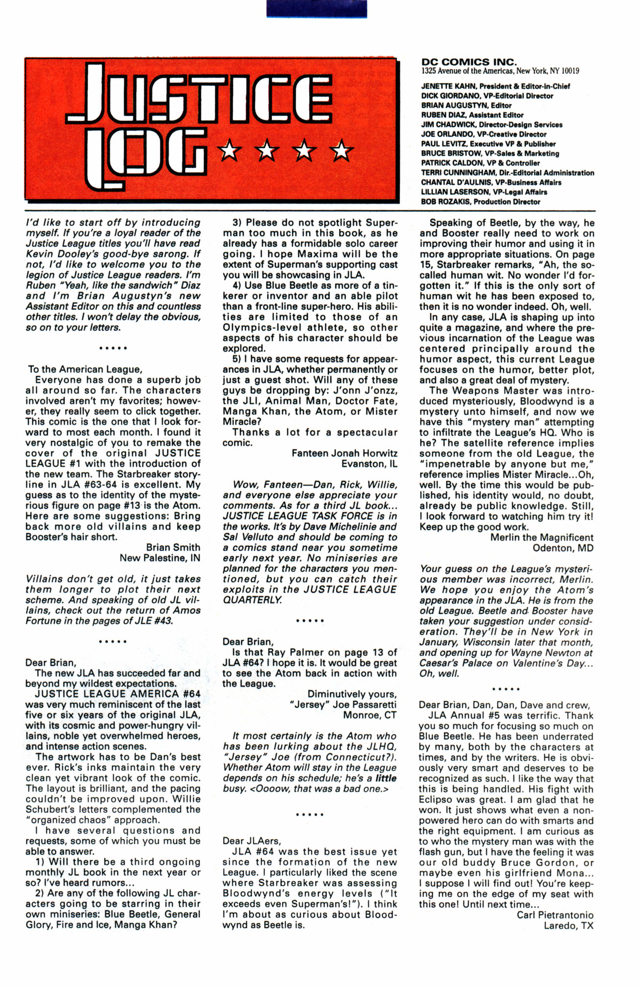 Read online Justice League America comic -  Issue #69 - 26