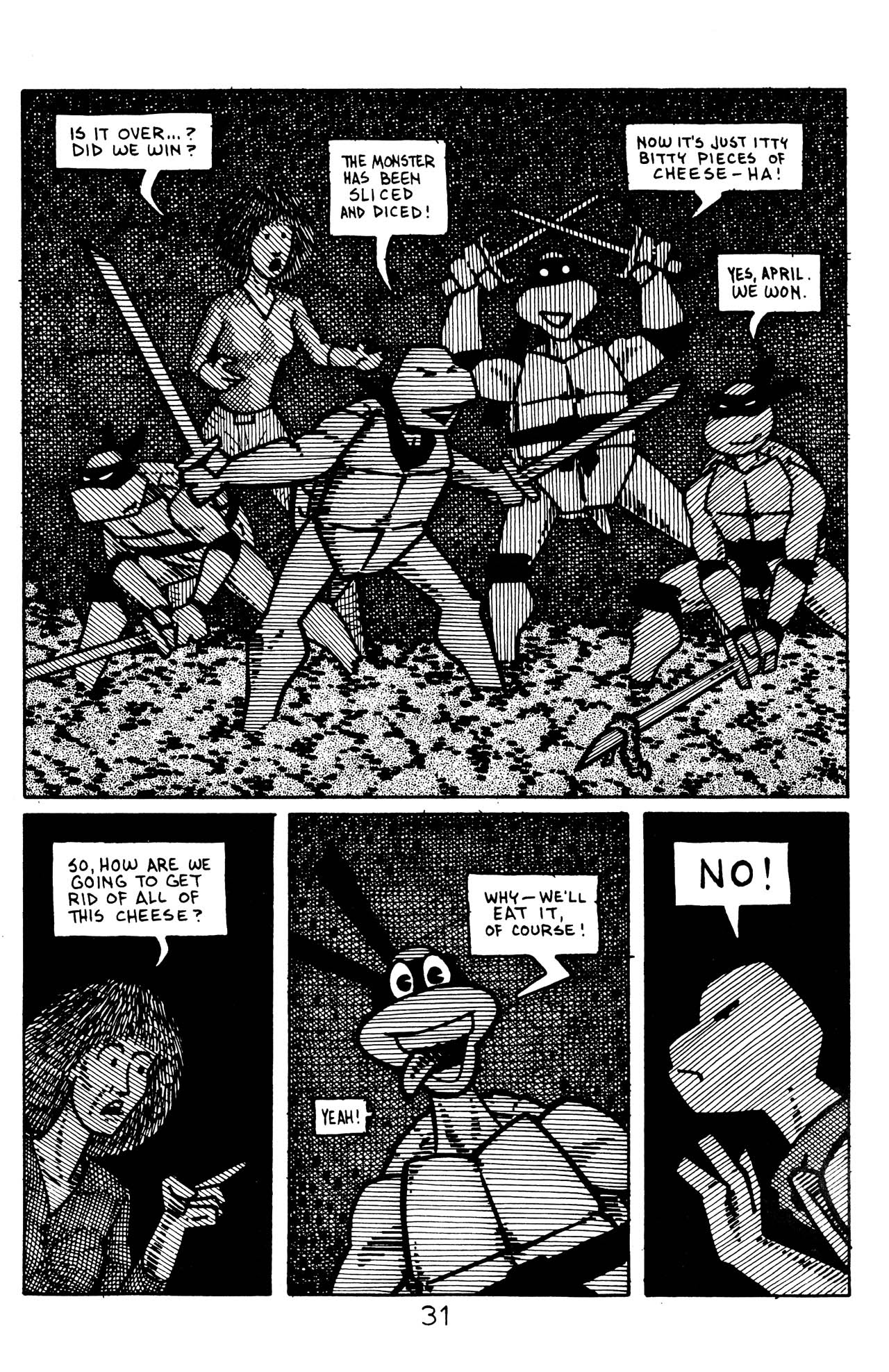 Read online The Haunted Pizza Teenage Mutant Ninja Turtles Special comic -  Issue # Full - 32