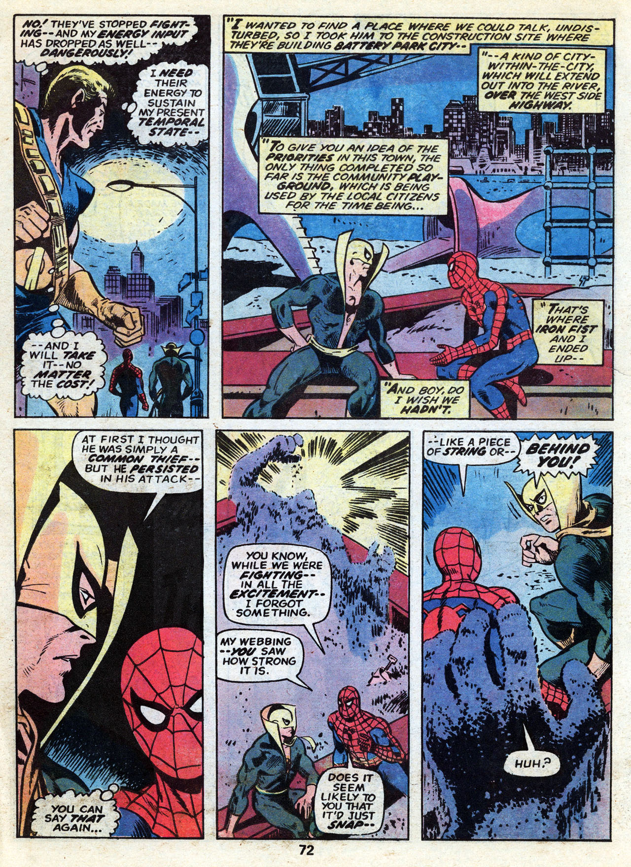 Read online Marvel Treasury Edition comic -  Issue #18 - 74