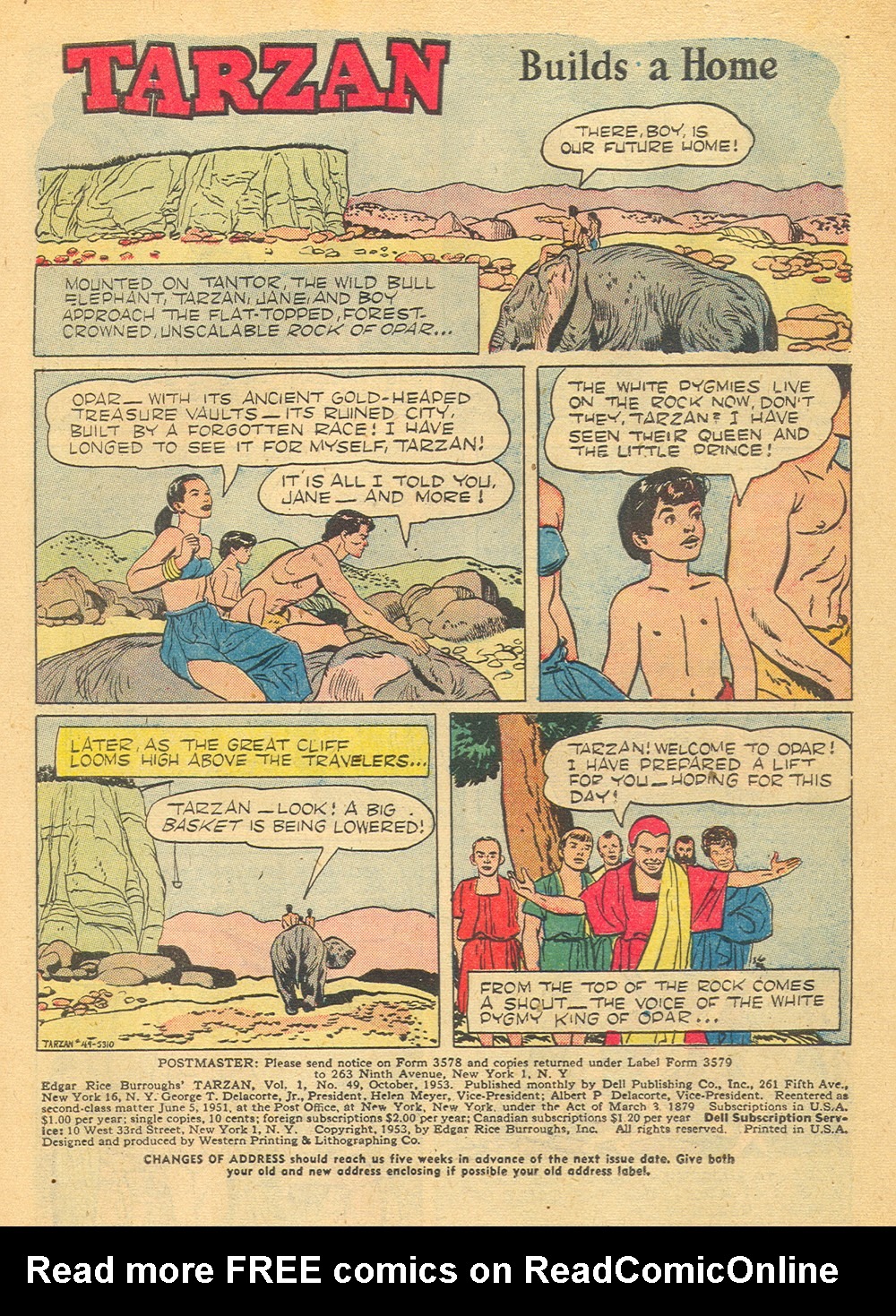 Read online Tarzan (1948) comic -  Issue #49 - 3