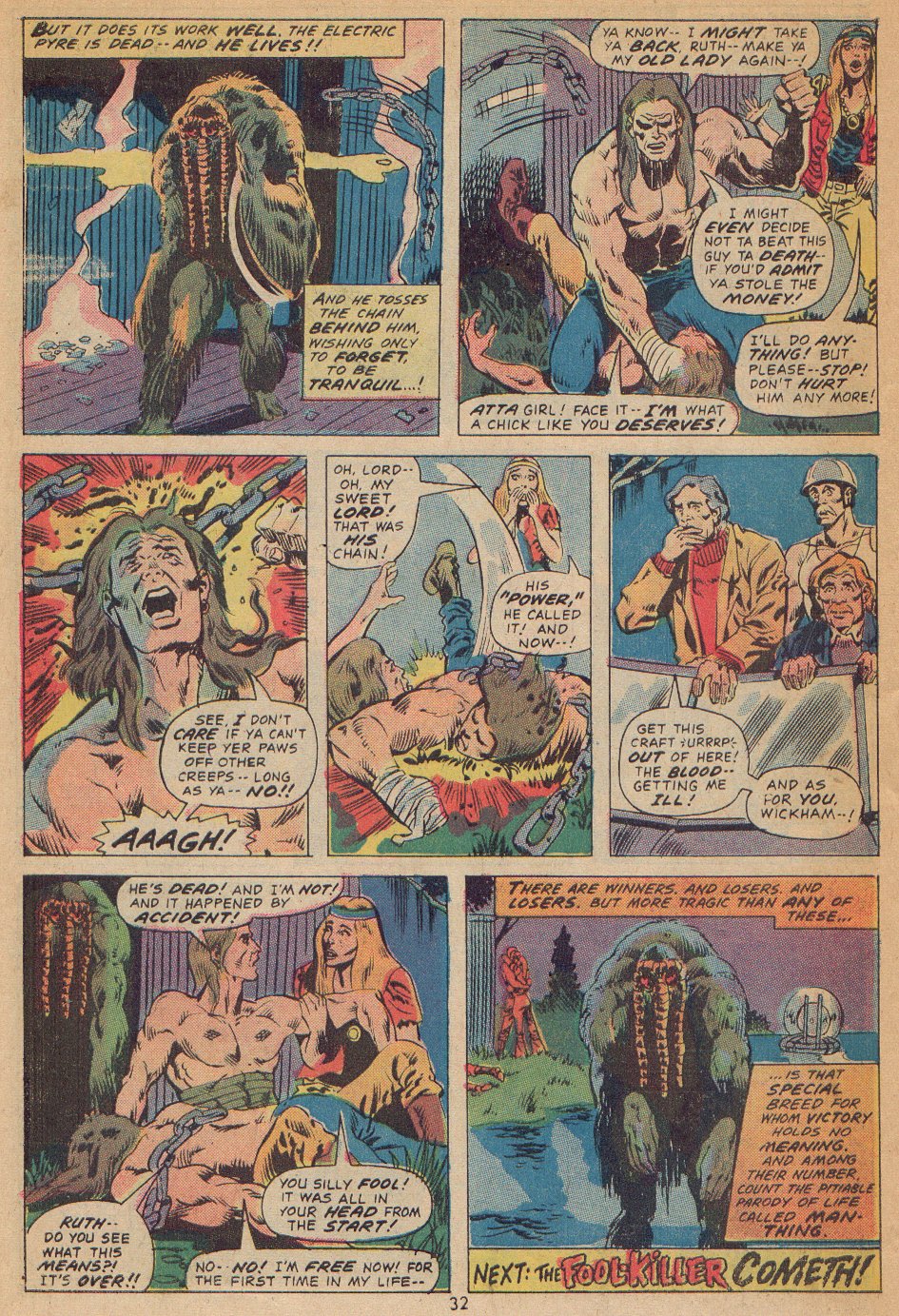 Read online Man-Thing (1974) comic -  Issue #2 - 22