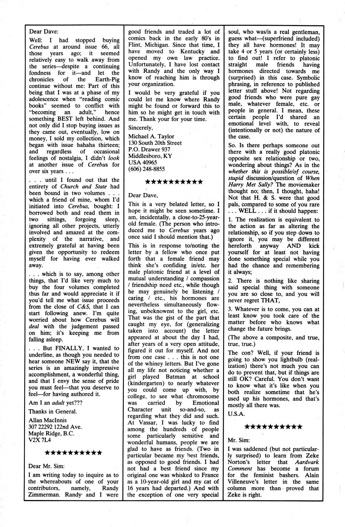 Cerebus Issue #154 #153 - English 28