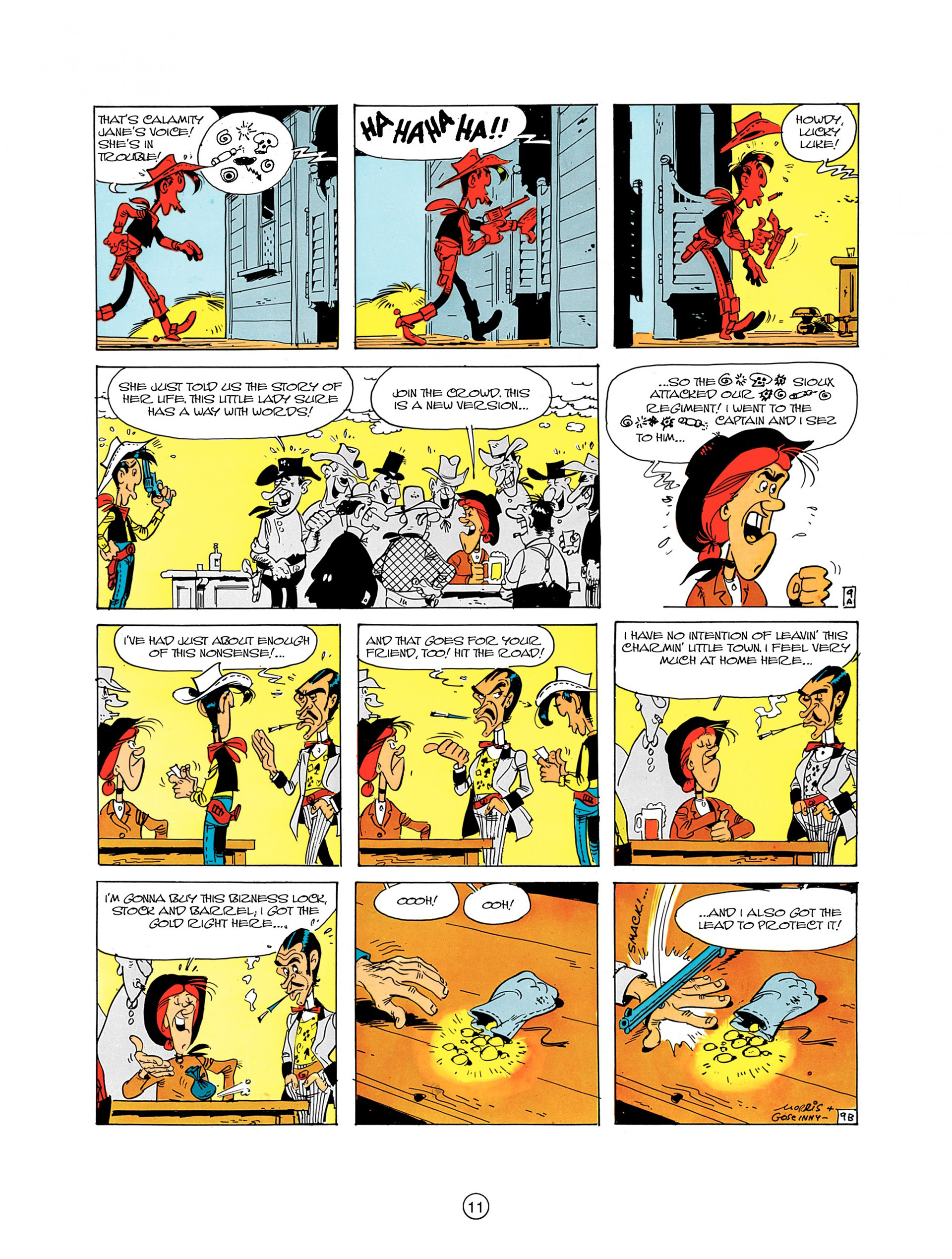 Read online A Lucky Luke Adventure comic -  Issue #8 - 11