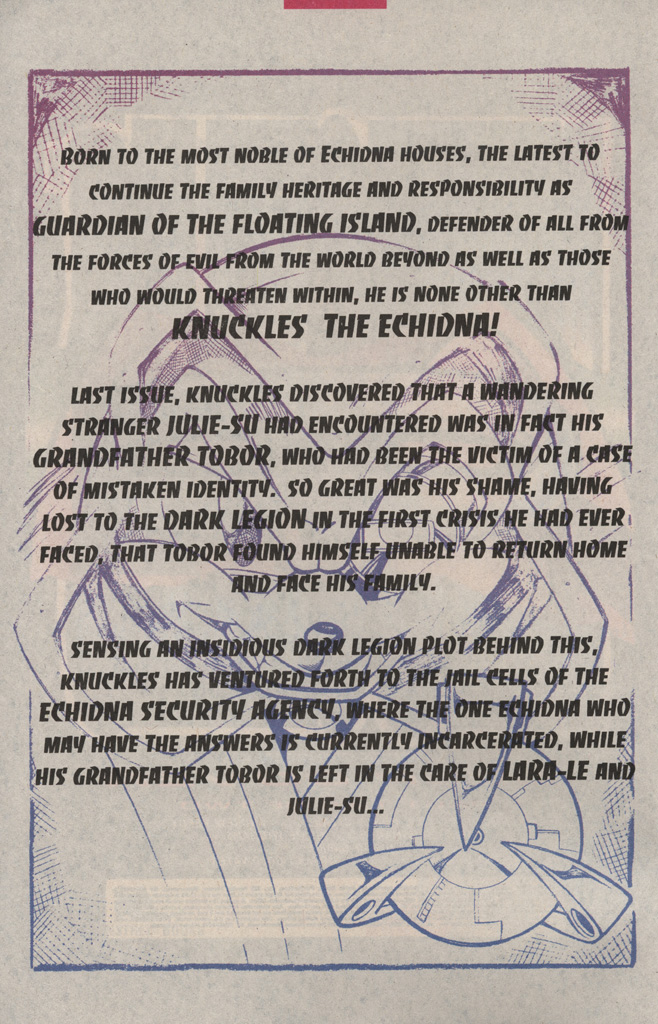 Read online Knuckles the Echidna comic -  Issue #18 - 4