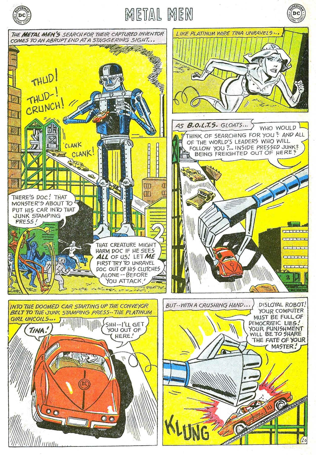 Read online Metal Men (1963) comic -  Issue #15 - 26