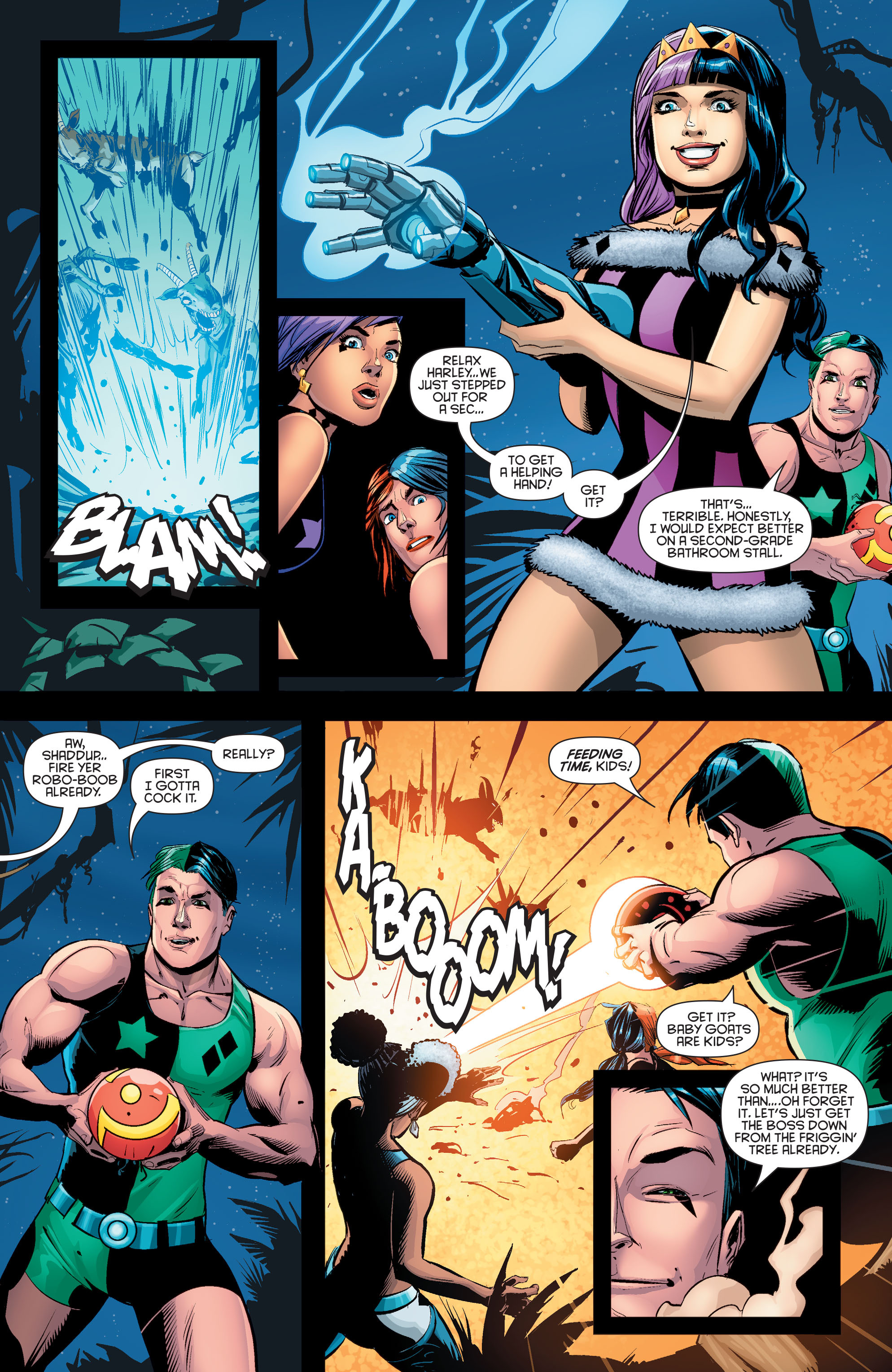 Read online Harley Quinn And Her Gang Of Harleys comic -  Issue #5 - 19