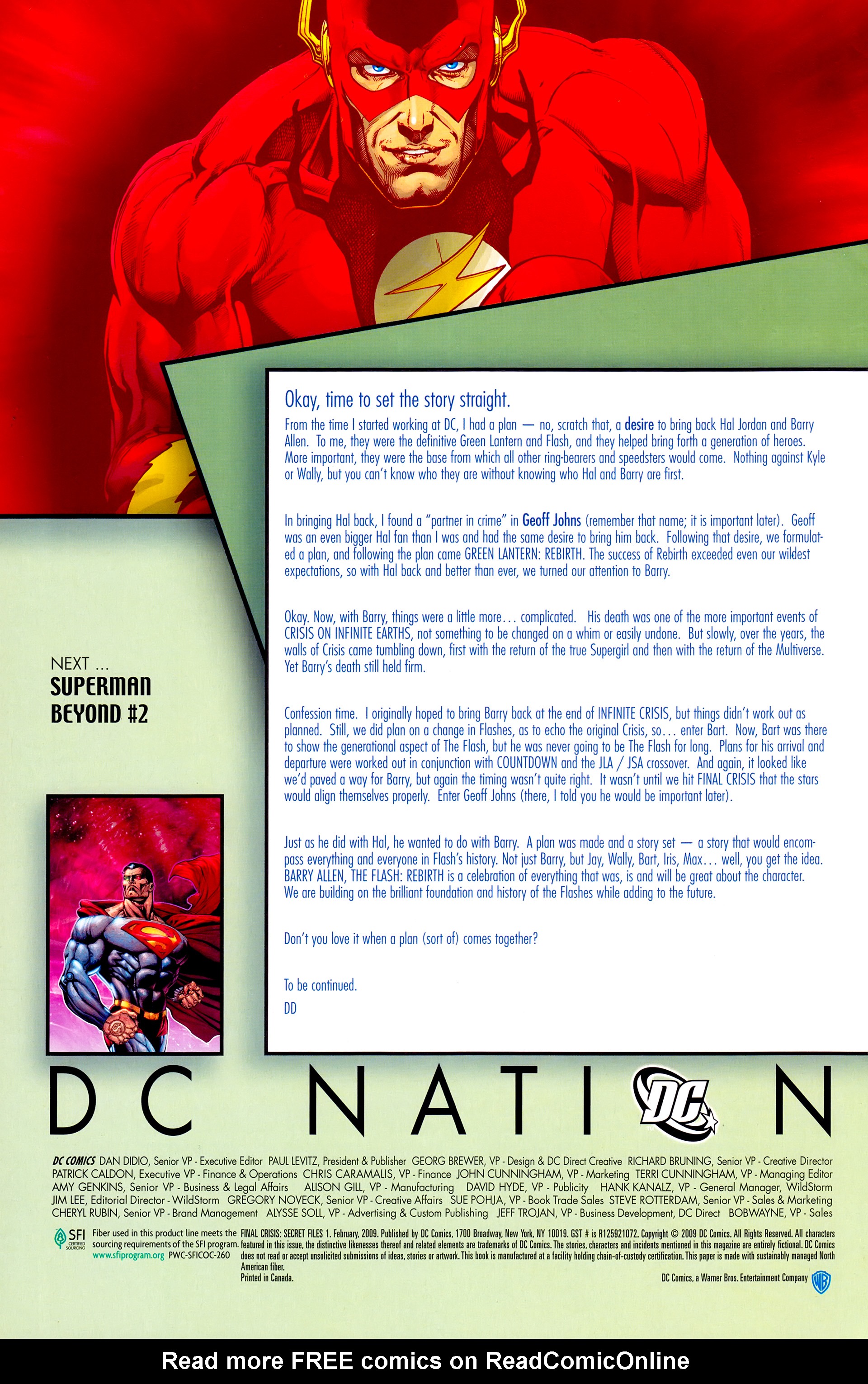 Read online Final Crisis: Secret Files comic -  Issue # Full - 33
