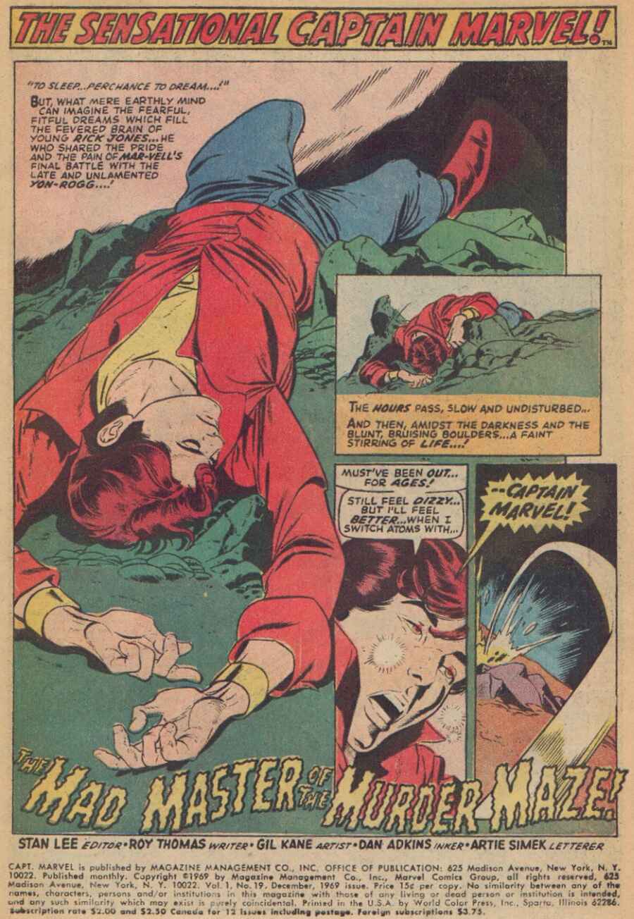 Captain Marvel (1968) Issue #19 #19 - English 2