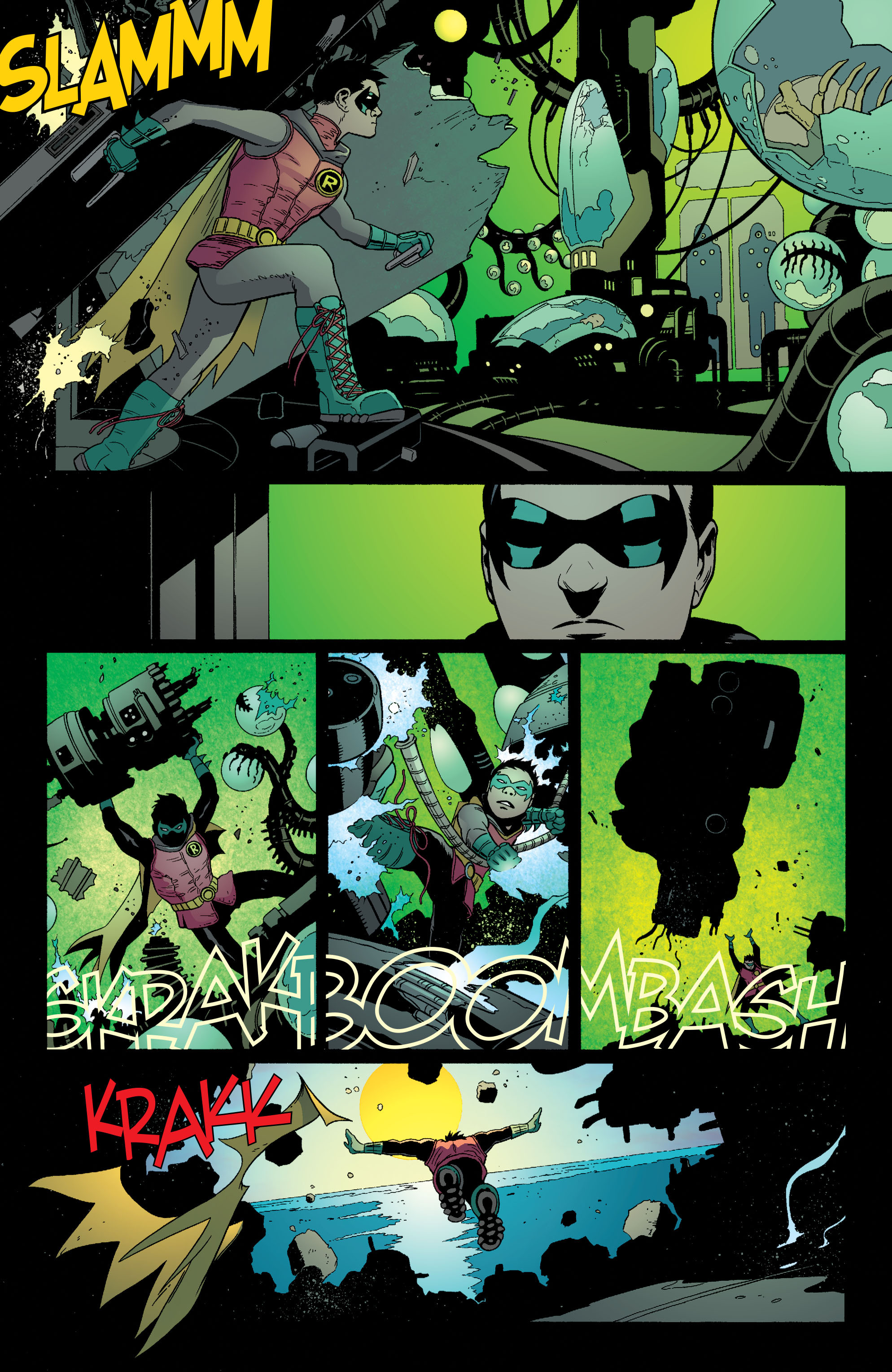 Read online Batman and Robin (2011) comic -  Issue #38 - 16