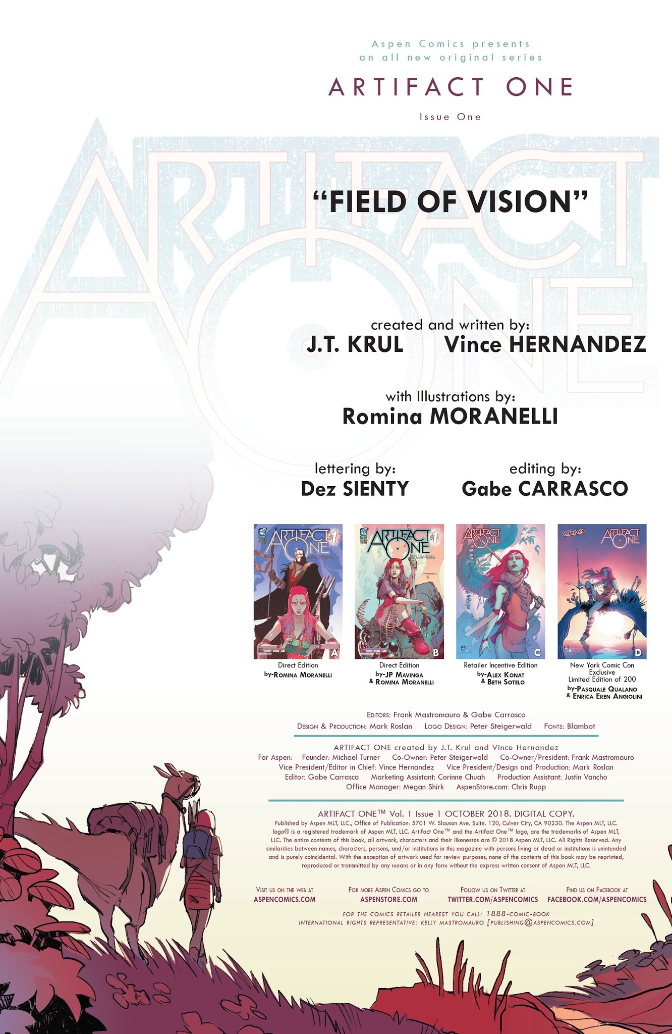 Read online Artifact One comic -  Issue #1 - 3