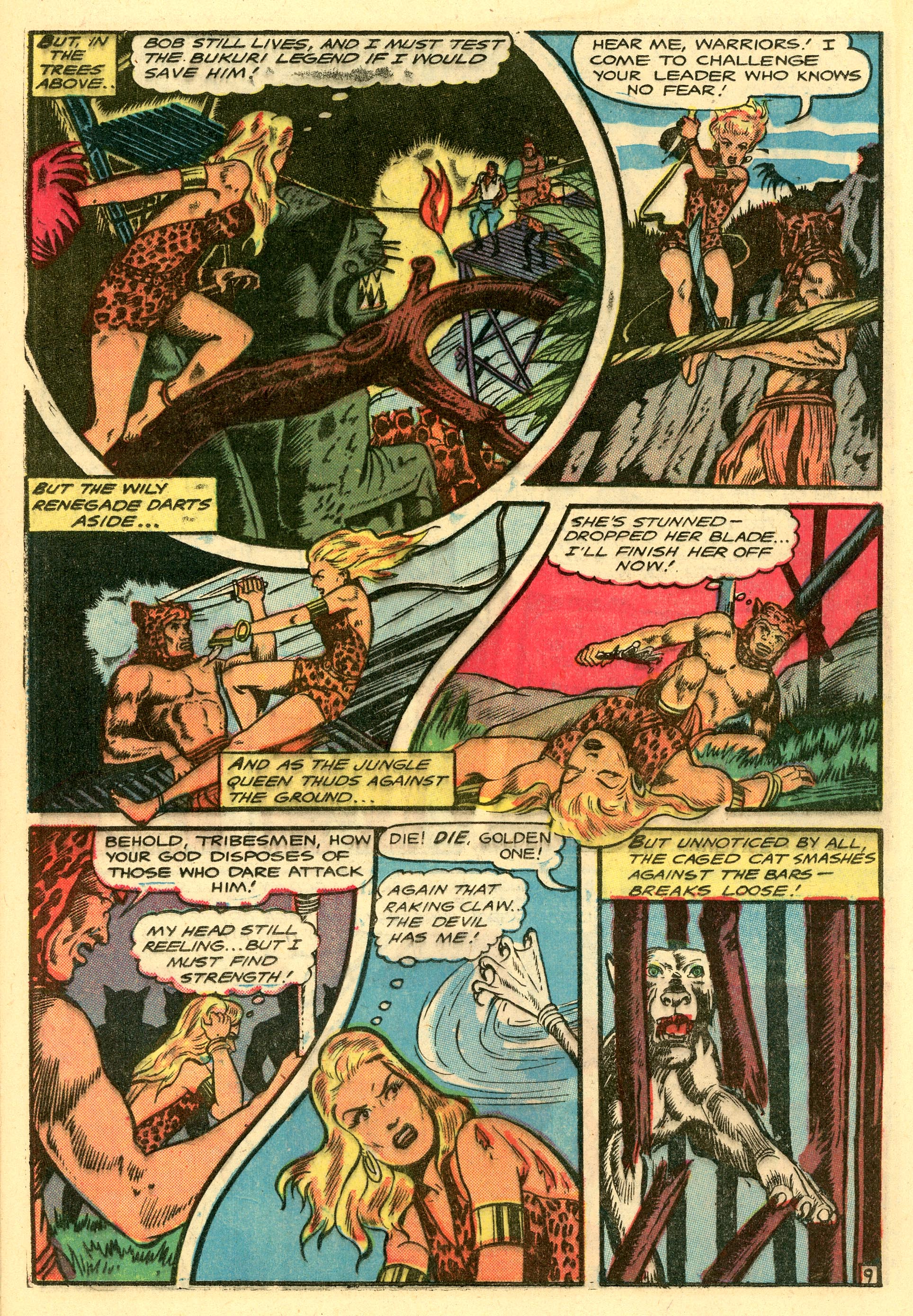Read online Sheena, Queen of the Jungle (1942) comic -  Issue #15 - 12