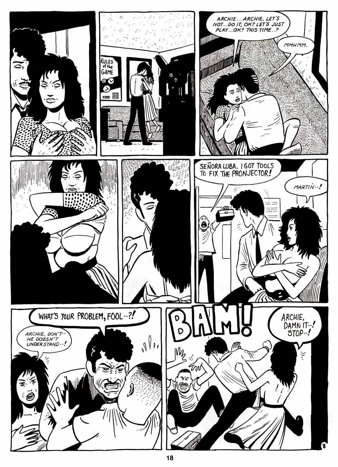 Read online Love and Rockets (1982) comic -  Issue #7 - 20