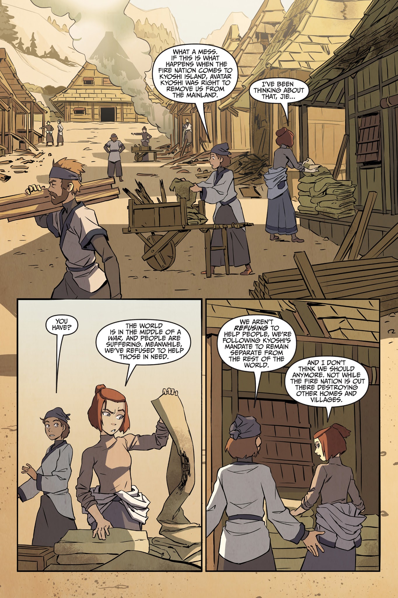 Read online Avatar: The Last Airbender – Suki, Alone comic -  Issue # TPB - 39