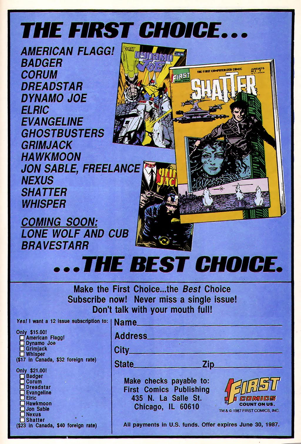 Read online Whisper (1986) comic -  Issue #7 - 22