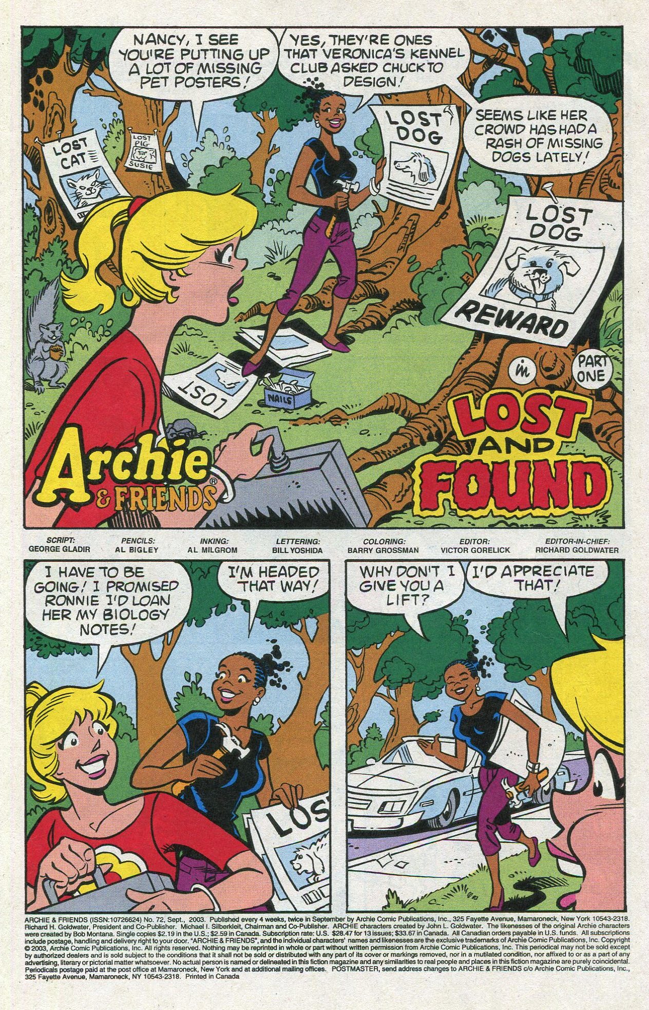 Read online Archie & Friends (1992) comic -  Issue #72 - 3