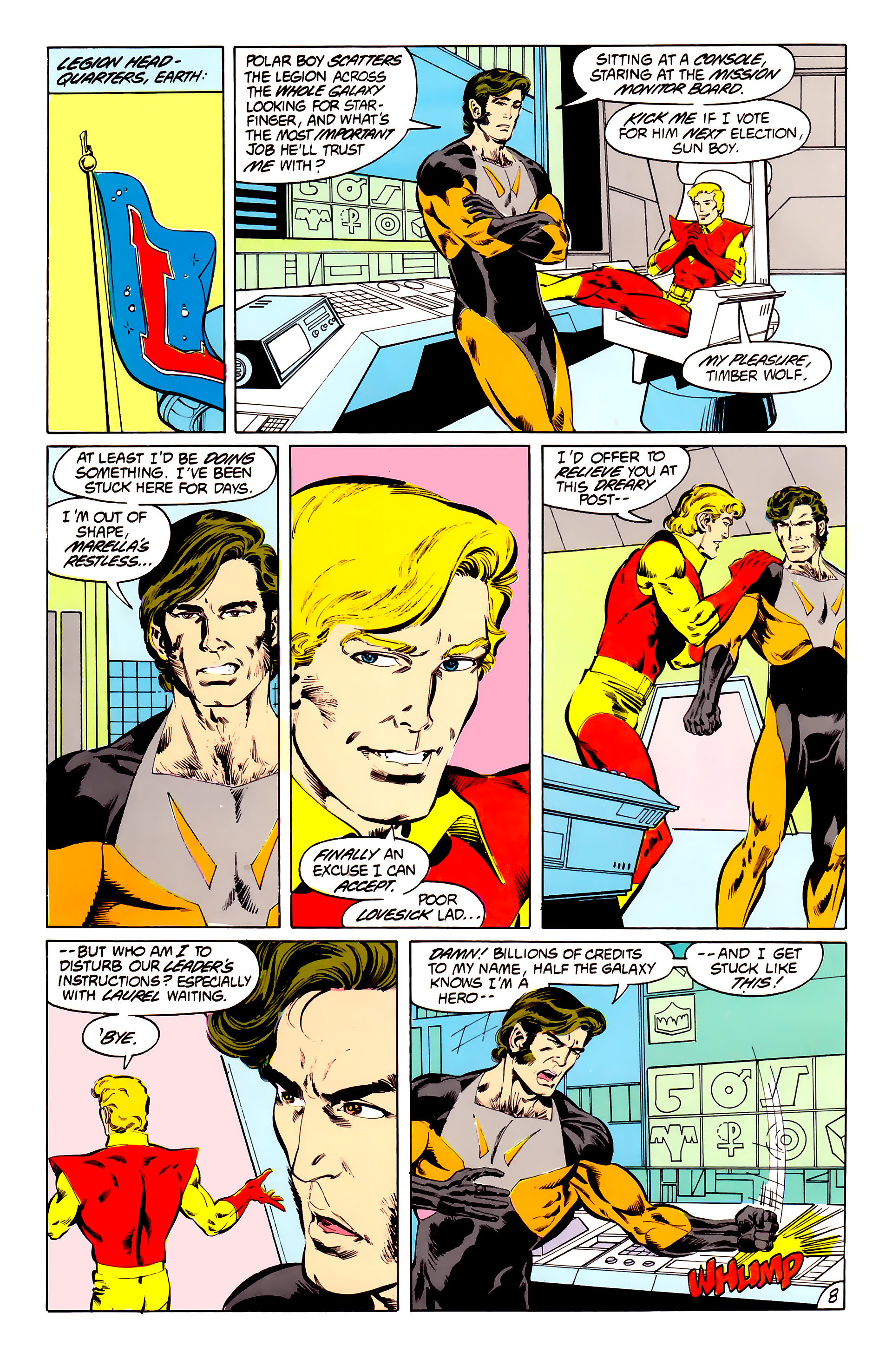 Read online Legion of Super-Heroes (1984) comic -  Issue #41 - 9