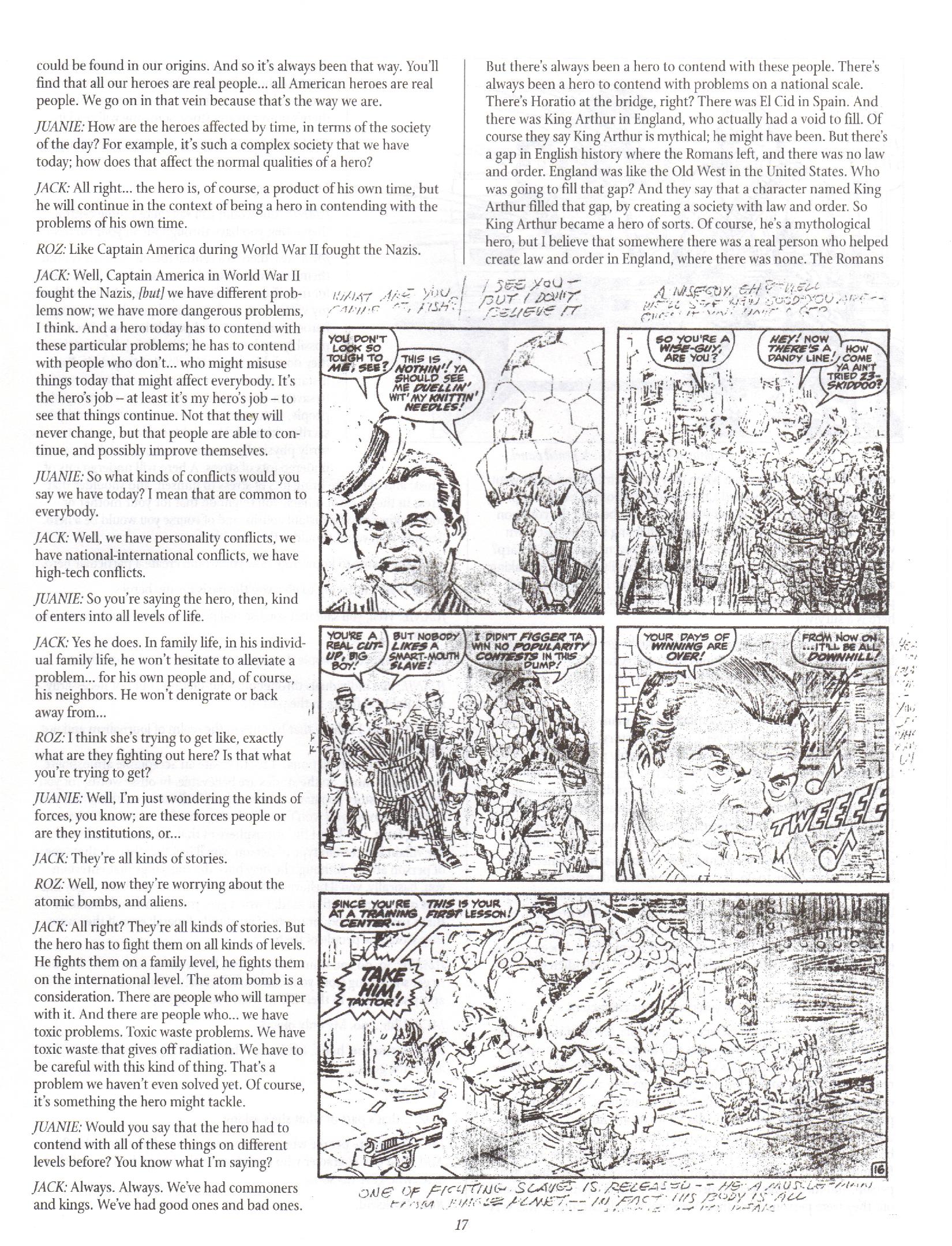 Read online The Jack Kirby Collector comic -  Issue #16 - 17