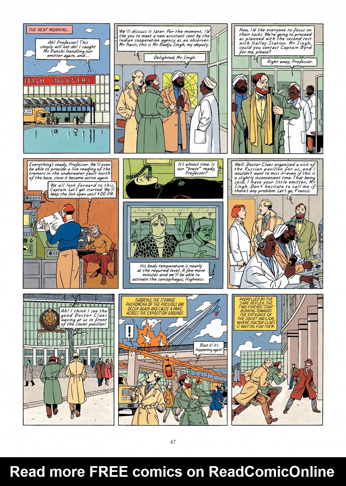 Read online The Adventures of Blake & Mortimer comic -  Issue #9 - 49