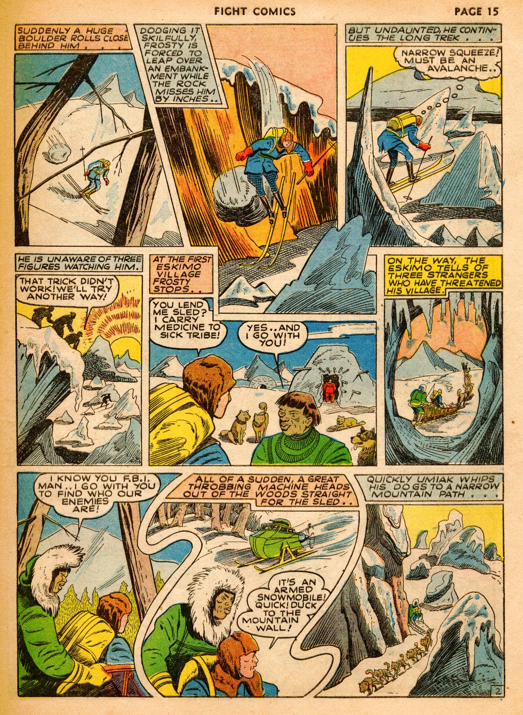 Read online Fight Comics comic -  Issue #15 - 16