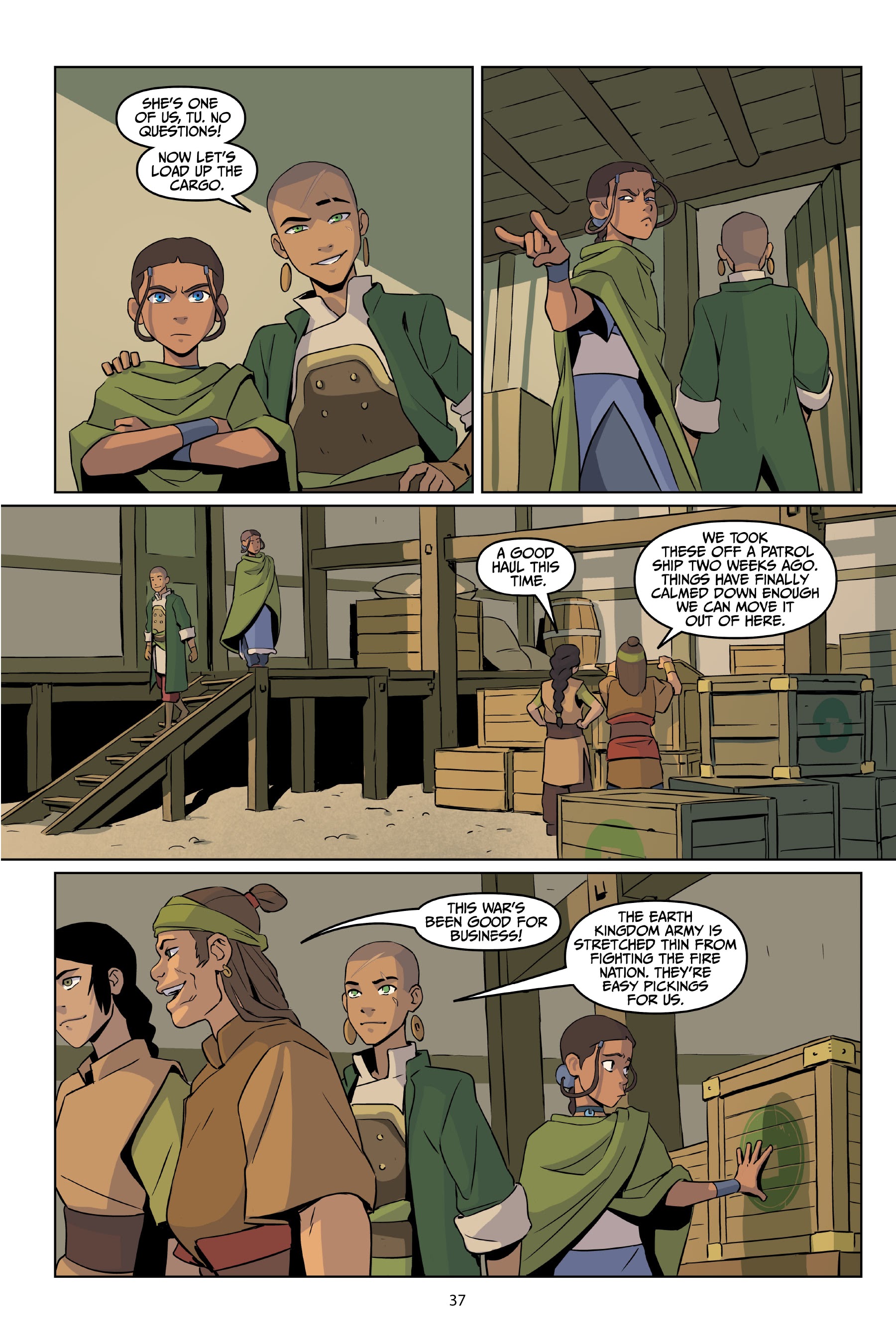 Read online Avatar: The Last Airbender—Katara and the Pirate's Silver comic -  Issue # TPB - 38