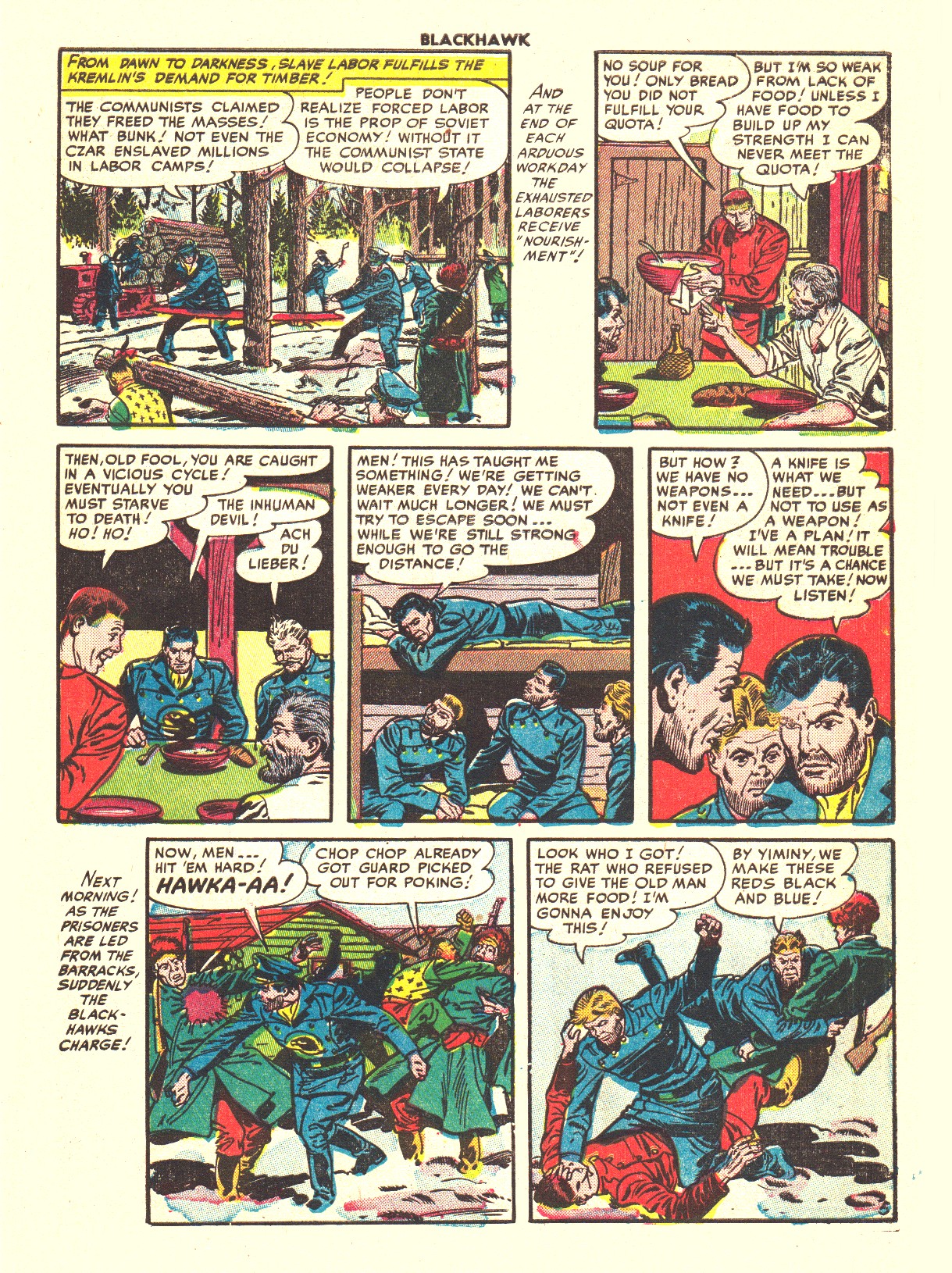 Read online Blackhawk (1957) comic -  Issue #57 - 7